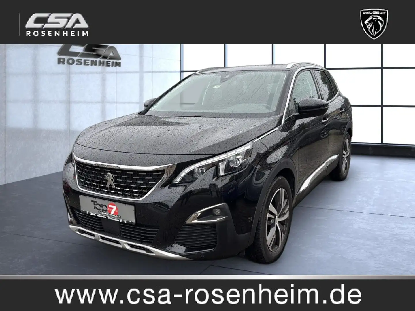 Peugeot 3008 Allure Bluetooth Navi LED Klima Einparkhilfe Zwart - 1