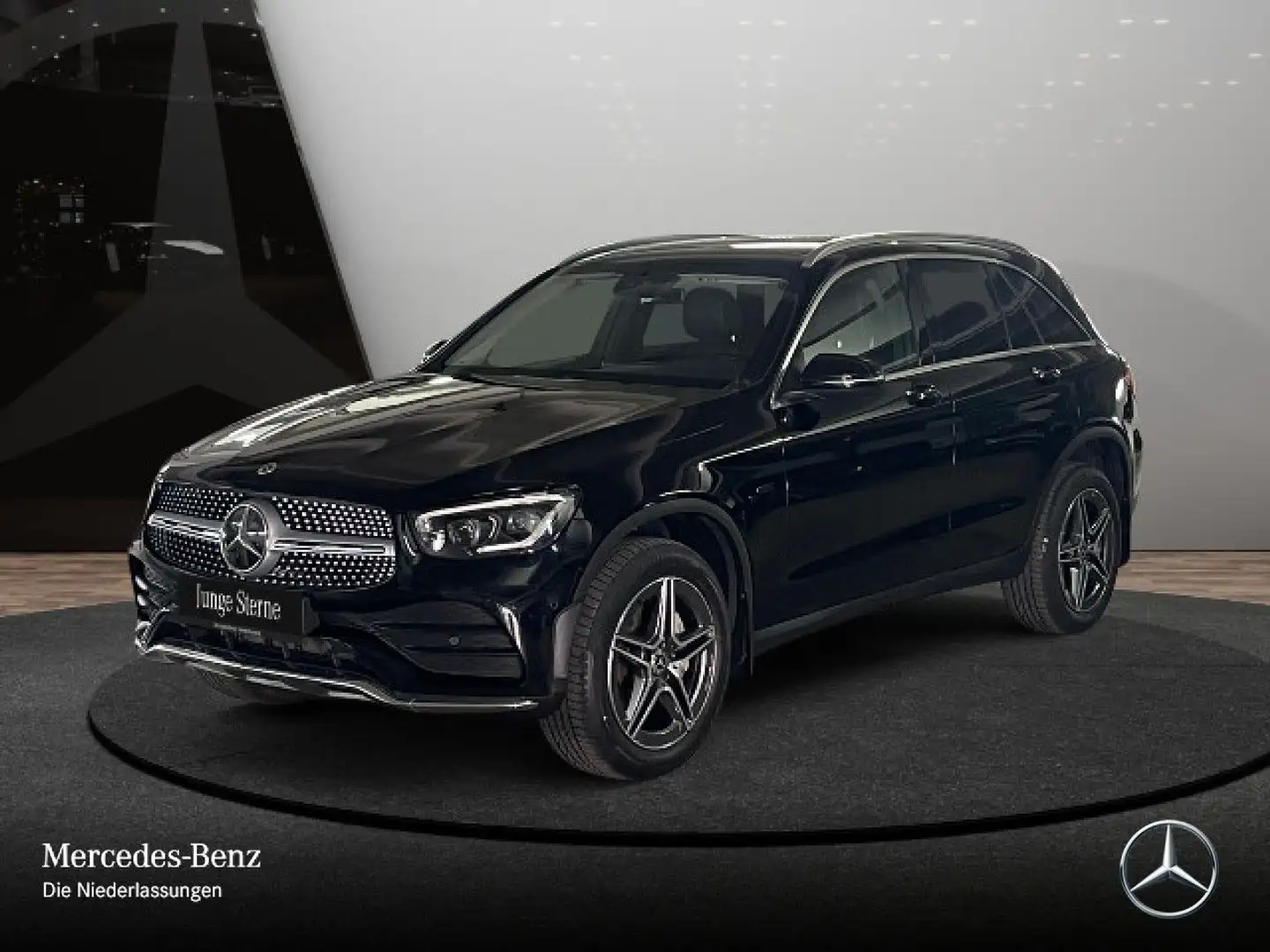 Mercedes-Benz GLC 300 de 4M AMG+PANO+AHK+MULTIBEAM+KAMERA+9G Schwarz - 2