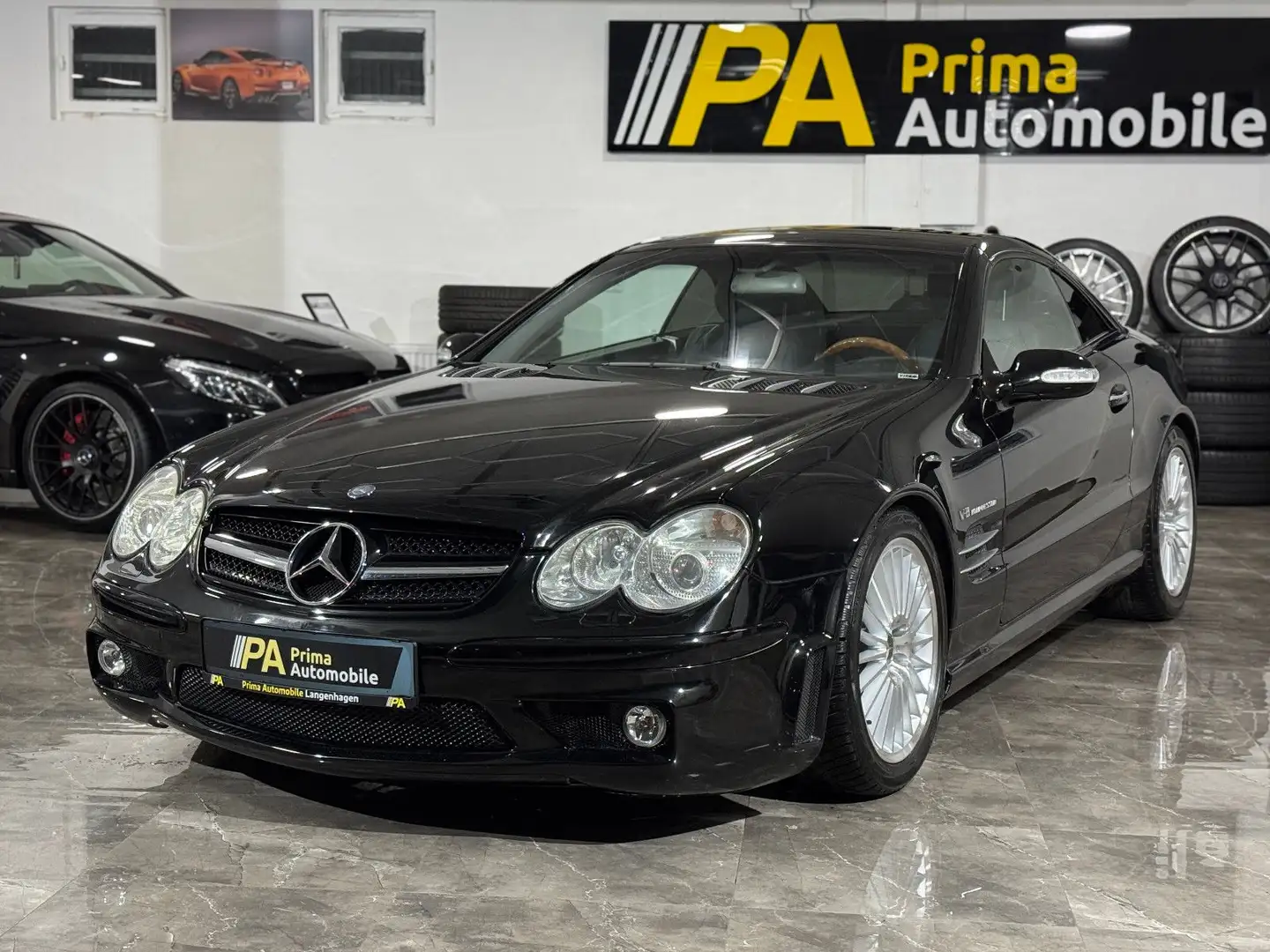Mercedes-Benz SL 350 Roadster / 55 AMG Optik Xenon Tempomat Schwarz - 2