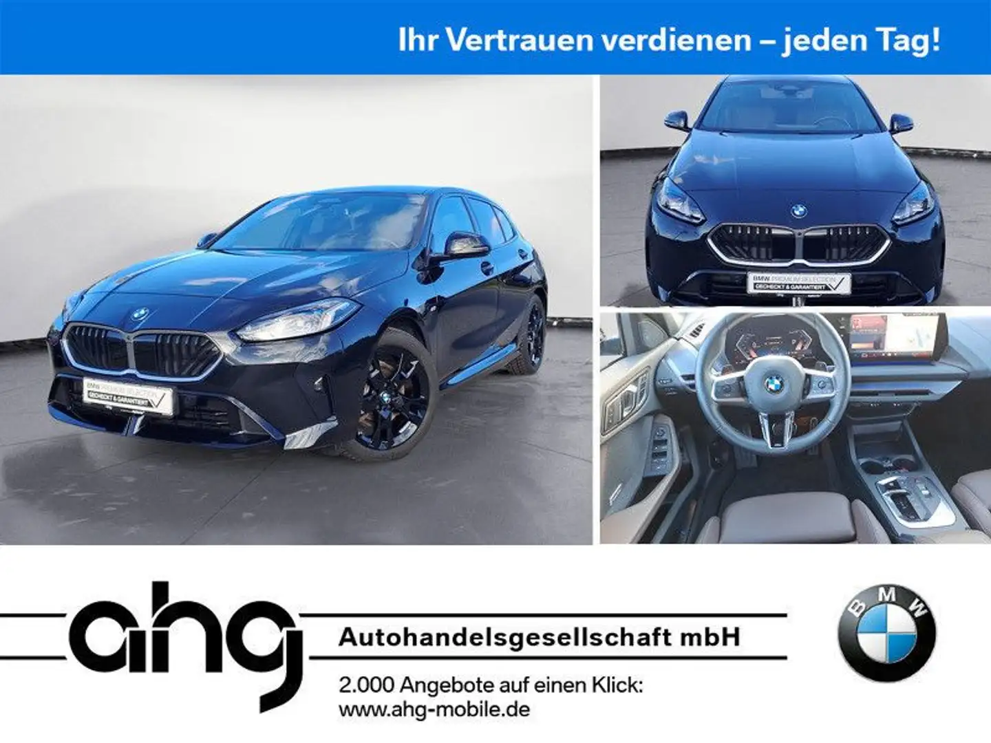 BMW 120 i M Sport Navi Head-Up 360° HiFi Adapt.-LED Schwarz - 1