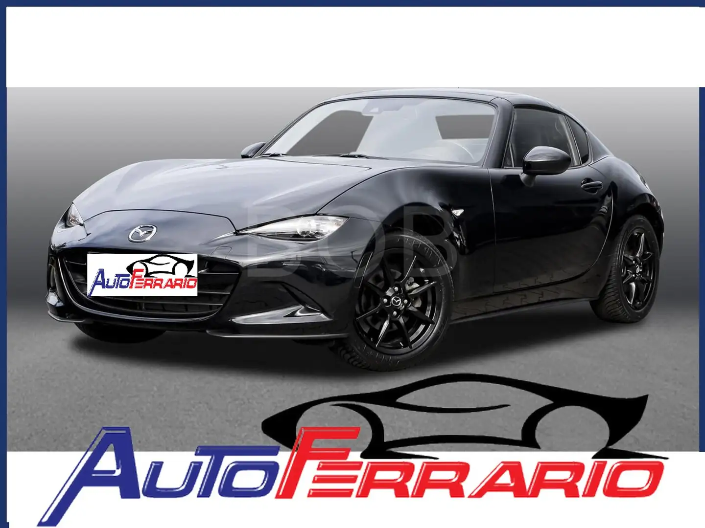 Mazda MX-5 RF SPORT NAVY  SENS PARK PELLE TOTALE NERA - 1