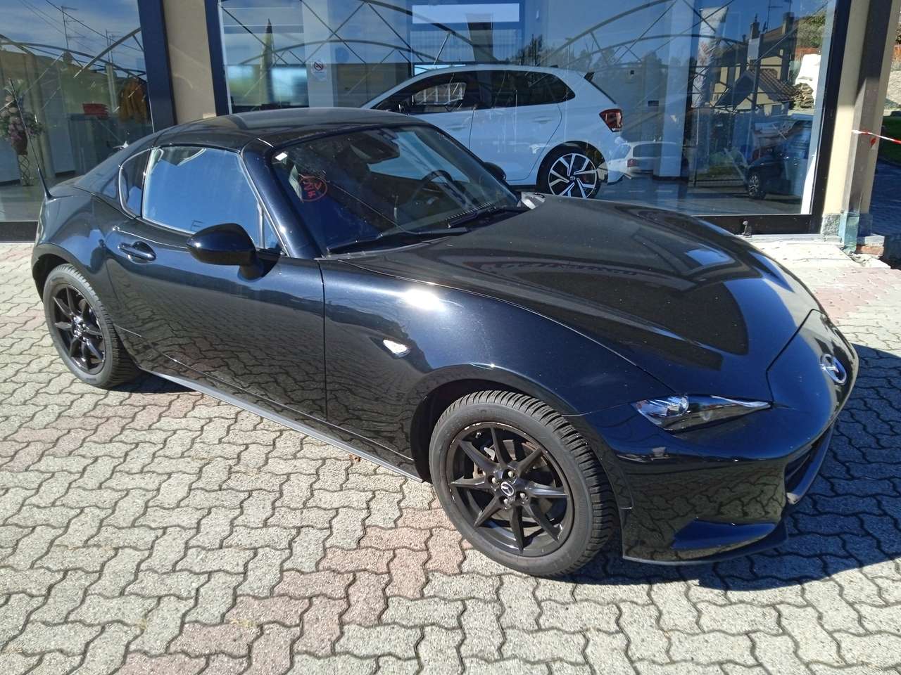 Mazda MX-5 RF SPORT NAVY  SENS PARK PELLE TOTALE NERA