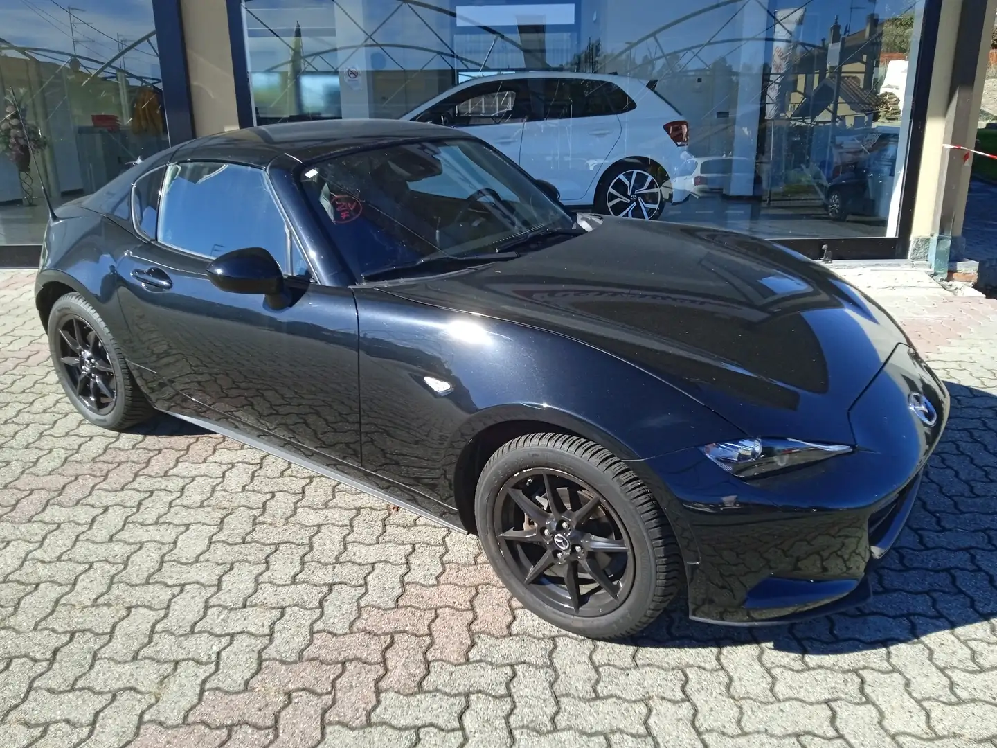 Mazda MX-5 RF SPORT NAVY SENS PARK PELLE TOTALE NERA - 1