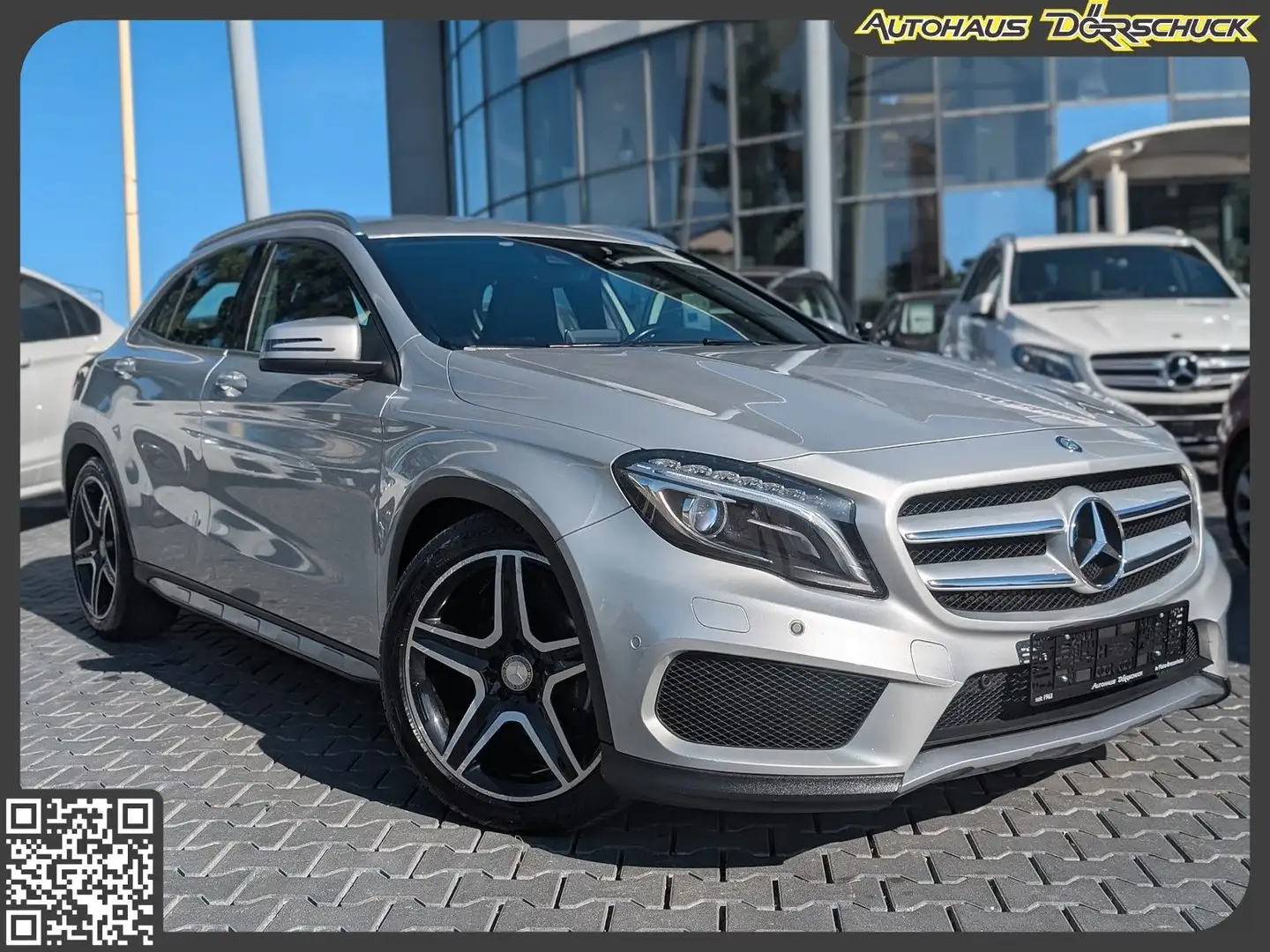 Mercedes-Benz GLA 200 d AMG - Line Navi. Klima. RFK. BT. Xenon. Argintiu - 1