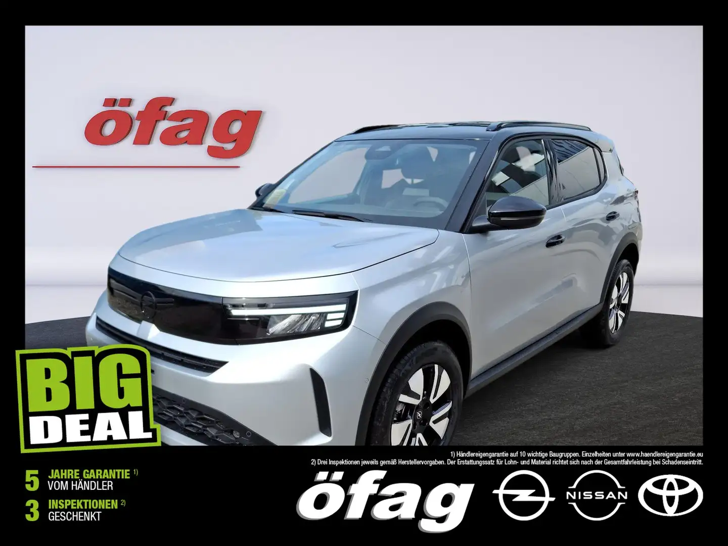 Opel Frontera 1.2 DI MHEV GS Aut. Silber - 1
