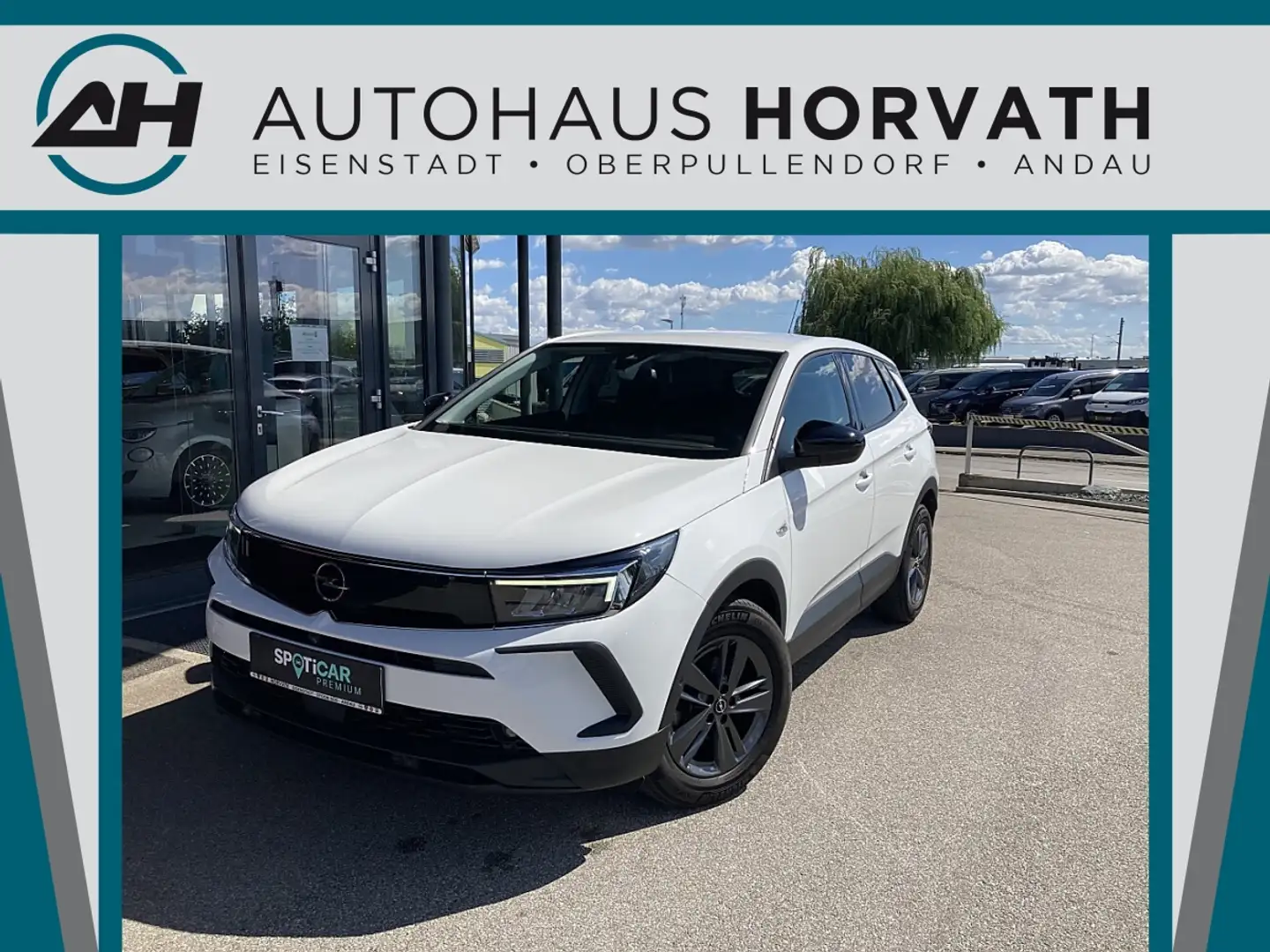 Opel Grandland X 1,2 Turbo Dir. Inj. Design&Tech Start/Stop Weiß - 1