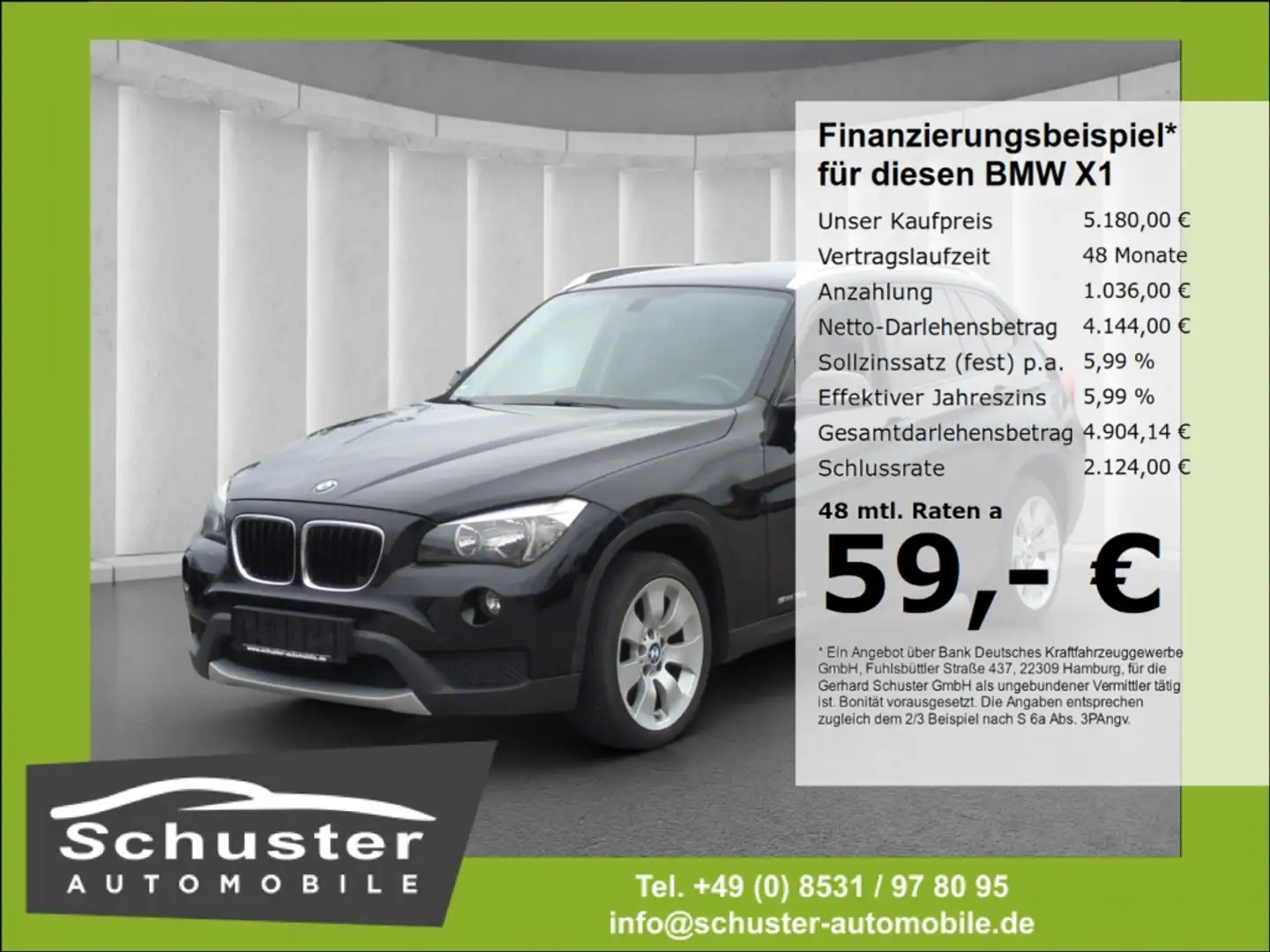 BMW X1 sDrive 18d*Tempom PDC SHZ 2-Zon-Klima Bluetoo Noir - 1