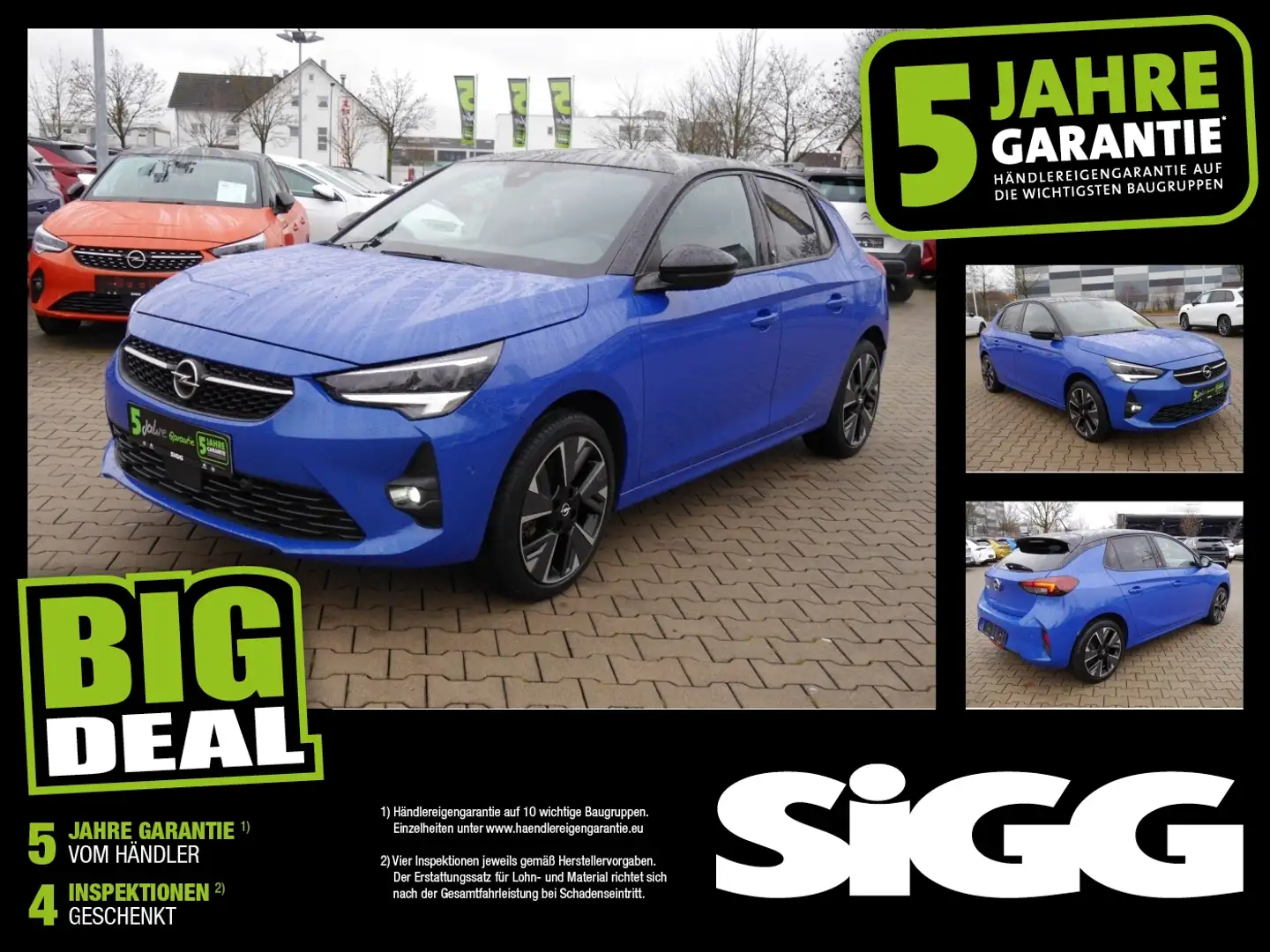 Opel Corsa-e Elektro inkl. gratis Wallbox! Blau - 1