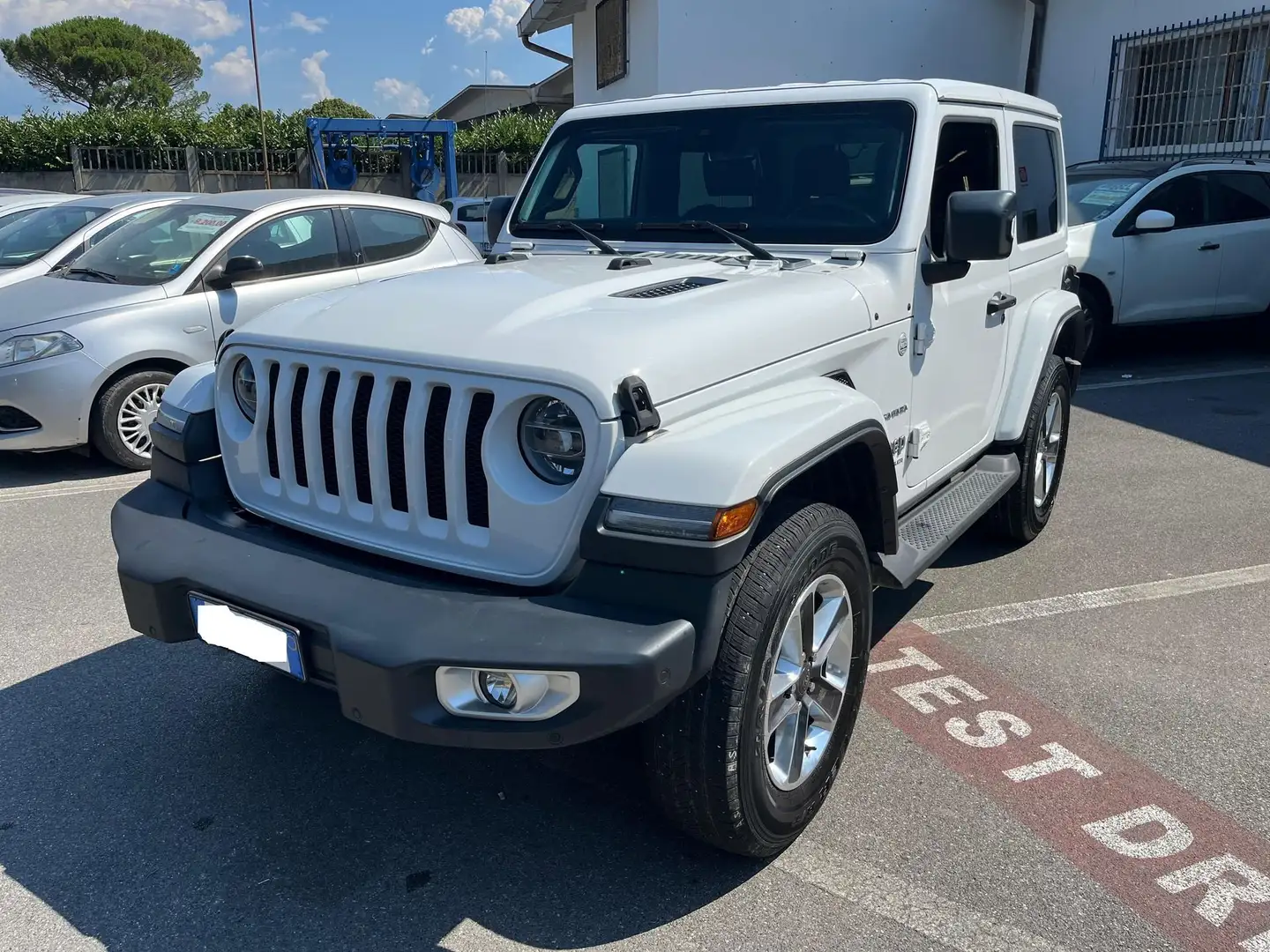 Jeep Wrangler 2.2 Mjt II Sahara - MOTORE NUOVO Bianco - 2