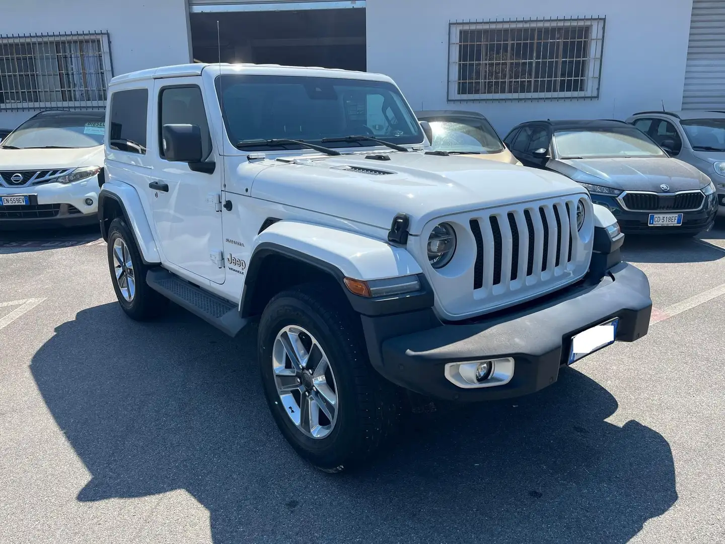 Jeep Wrangler 2.2 Mjt II Sahara - MOTORE NUOVO Bianco - 1