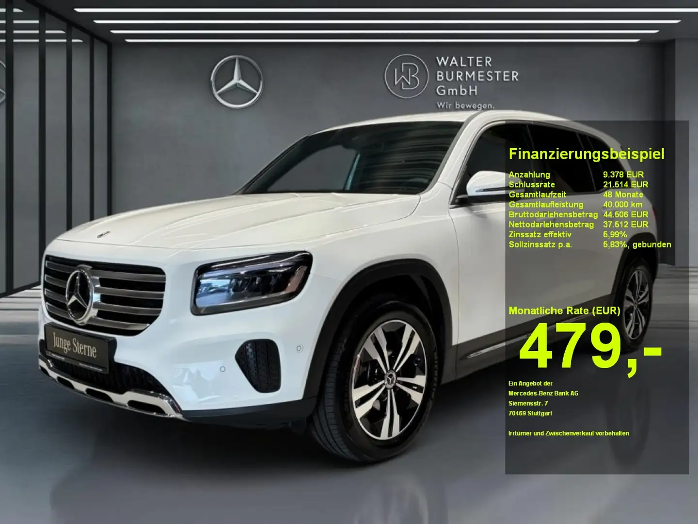 Mercedes-Benz GLB 220 d 4M +Progressive+KAMERA+SHZ+AUT+LED+PDC Weiß - 1