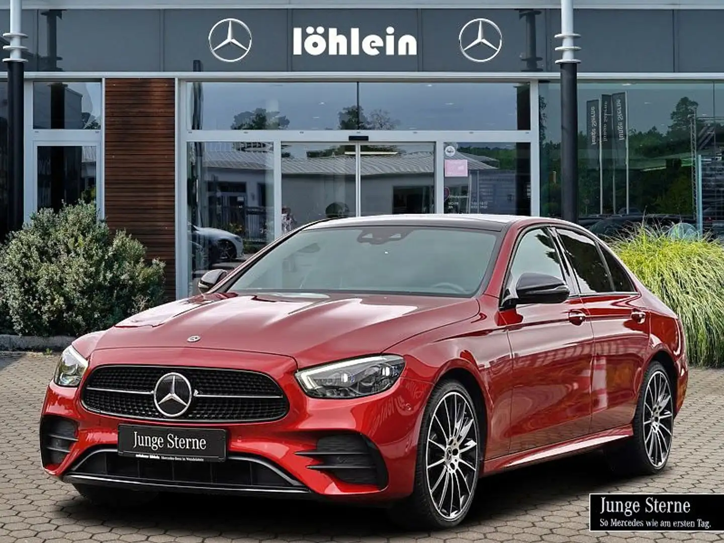 Mercedes-Benz E 400 d 4M Limo AMG PANO+HUD+BURM+DISTRONIC+STHZ Rot - 2