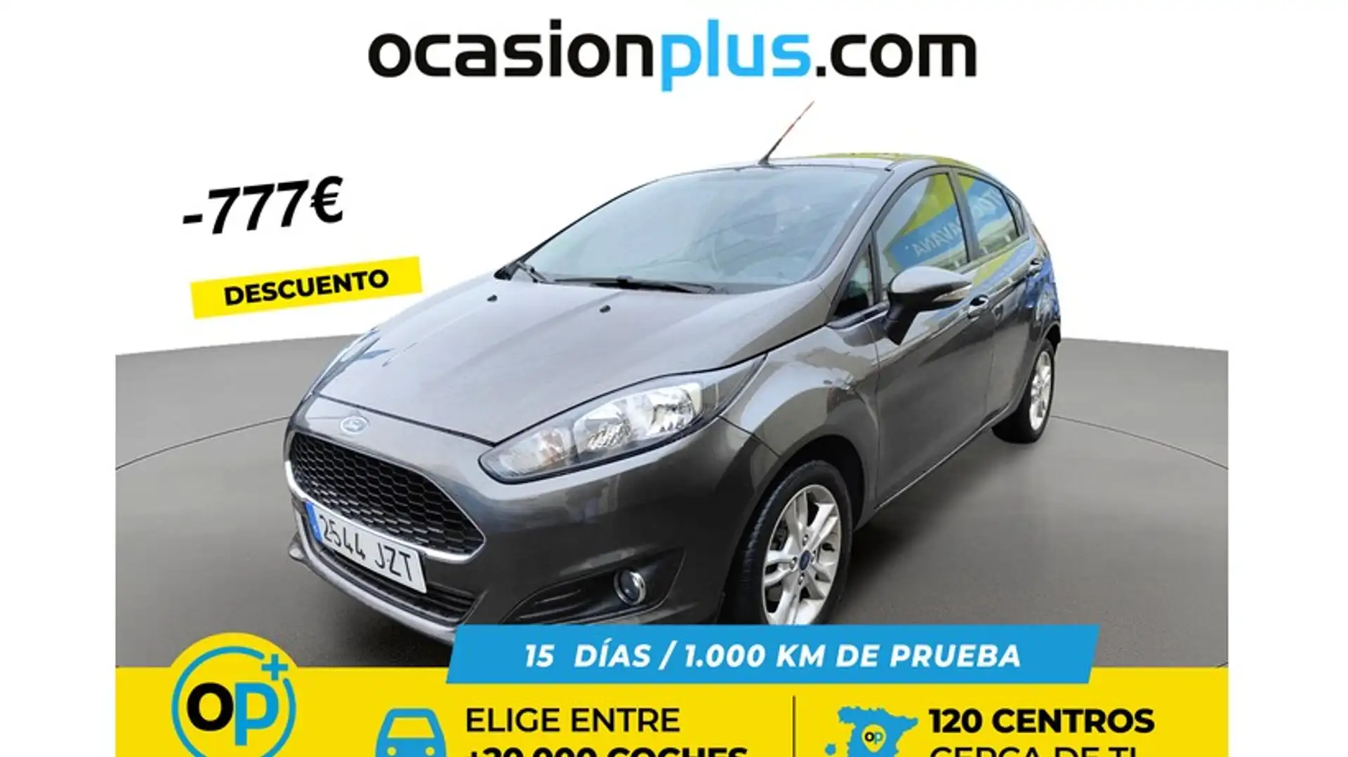 Ford Fiesta 1.25 Trend 82 Gris - 1
