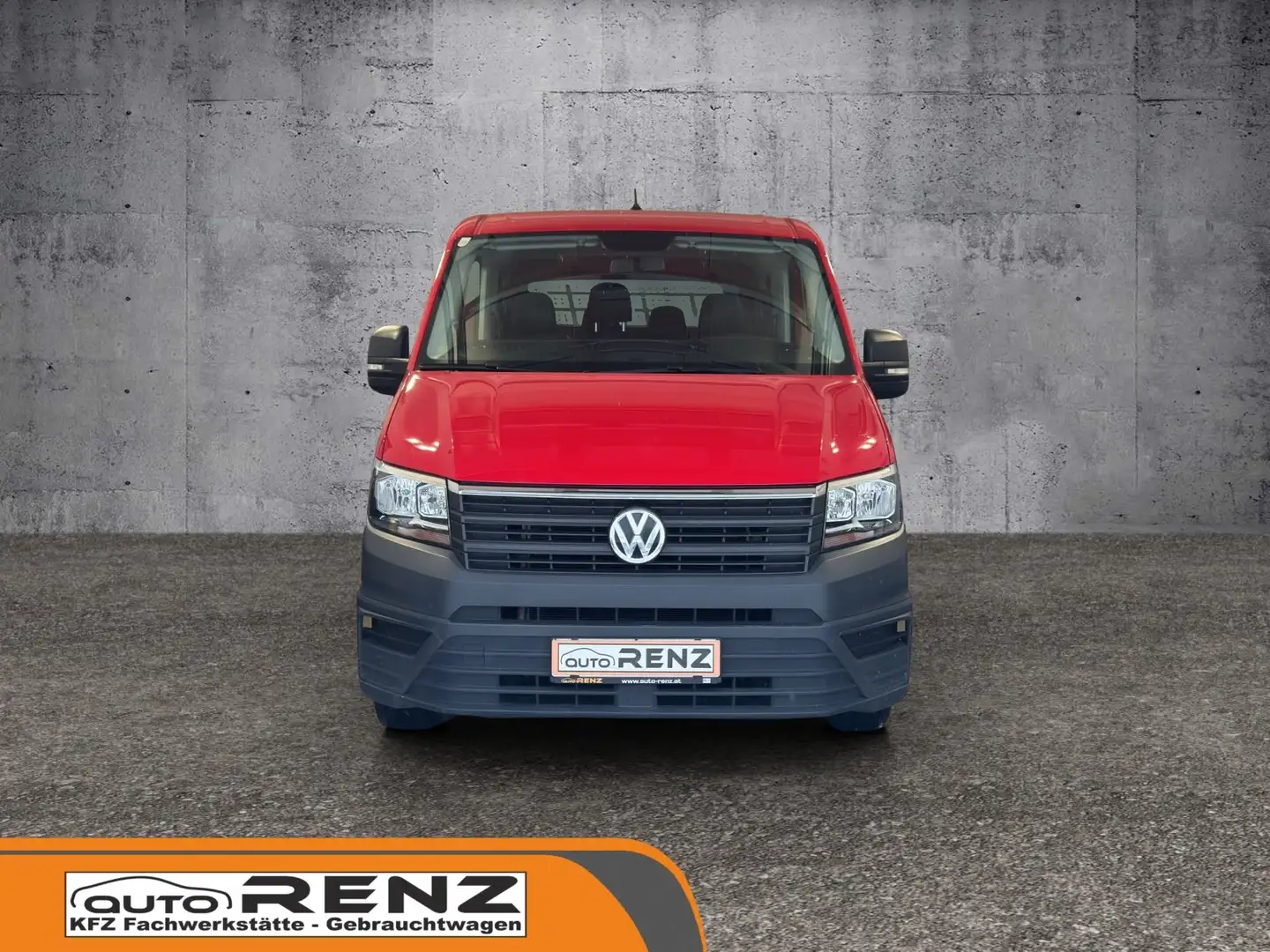 Volkswagen Crafter Pritsche 35 DOKA mittellang 7 Sitze Rot - 2