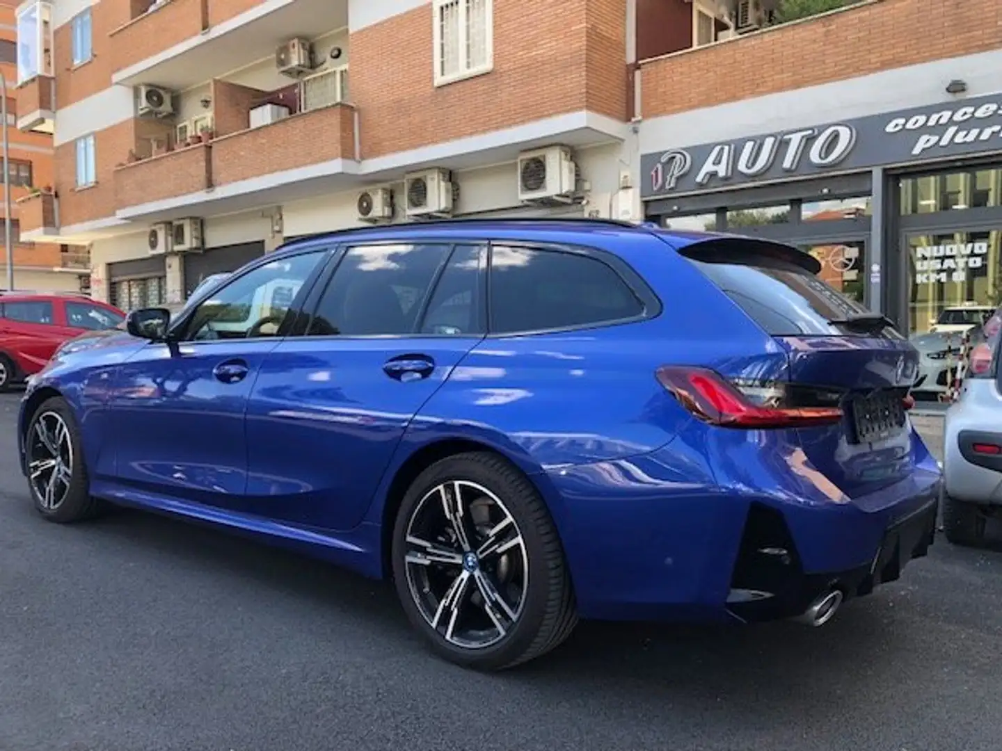 BMW 330 E TOURING M SPORT UFFICIALE LASER CAMERA X DRIVE Blu/Azzurro - 2