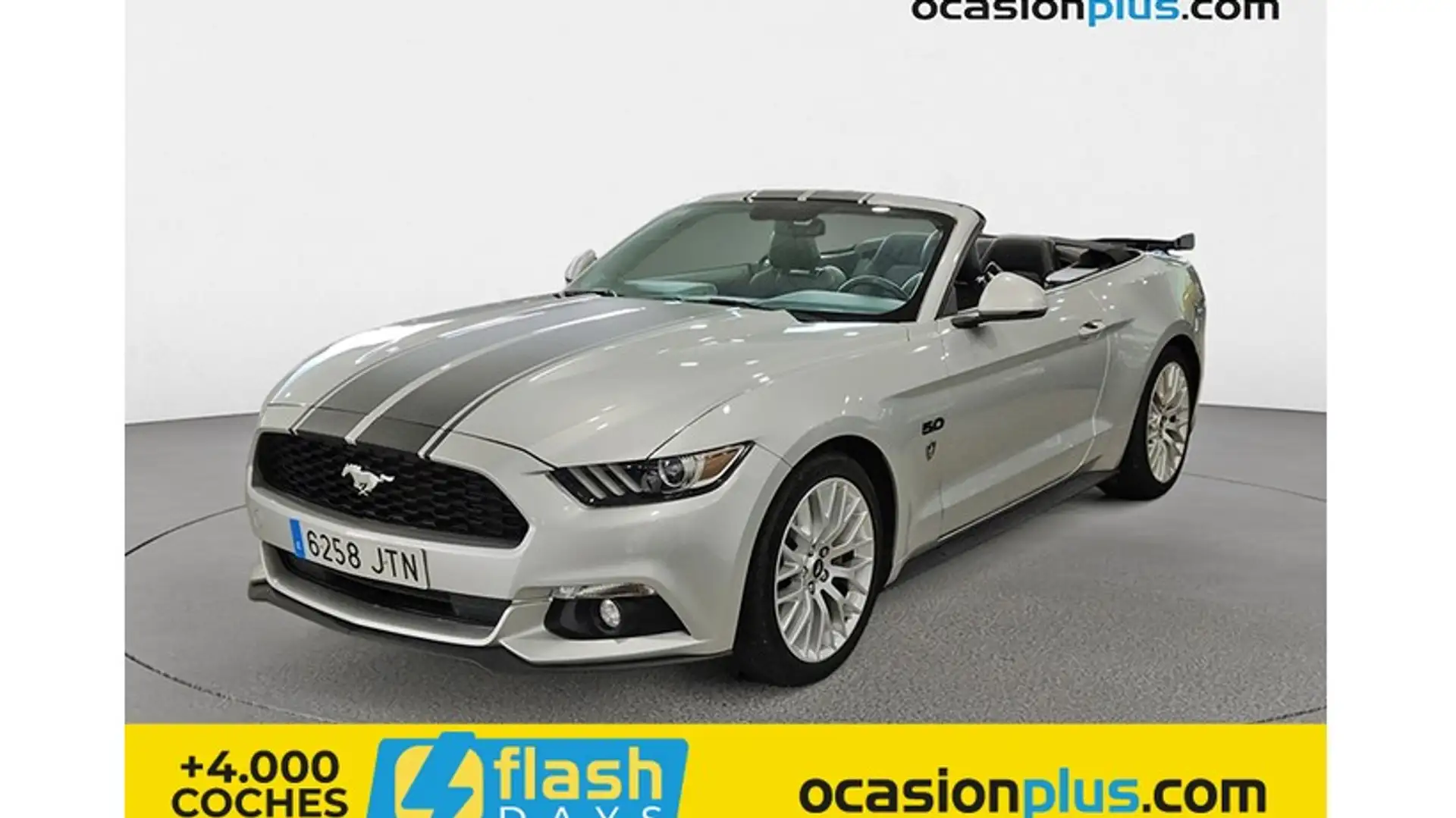 Ford Mustang Convertible 2.3 EcoBoost Plateado - 1