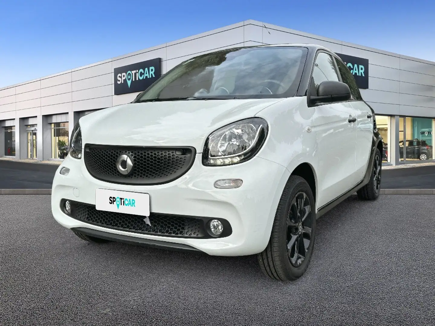smart forFour 70 1.0 52kW passion Blanc - 1