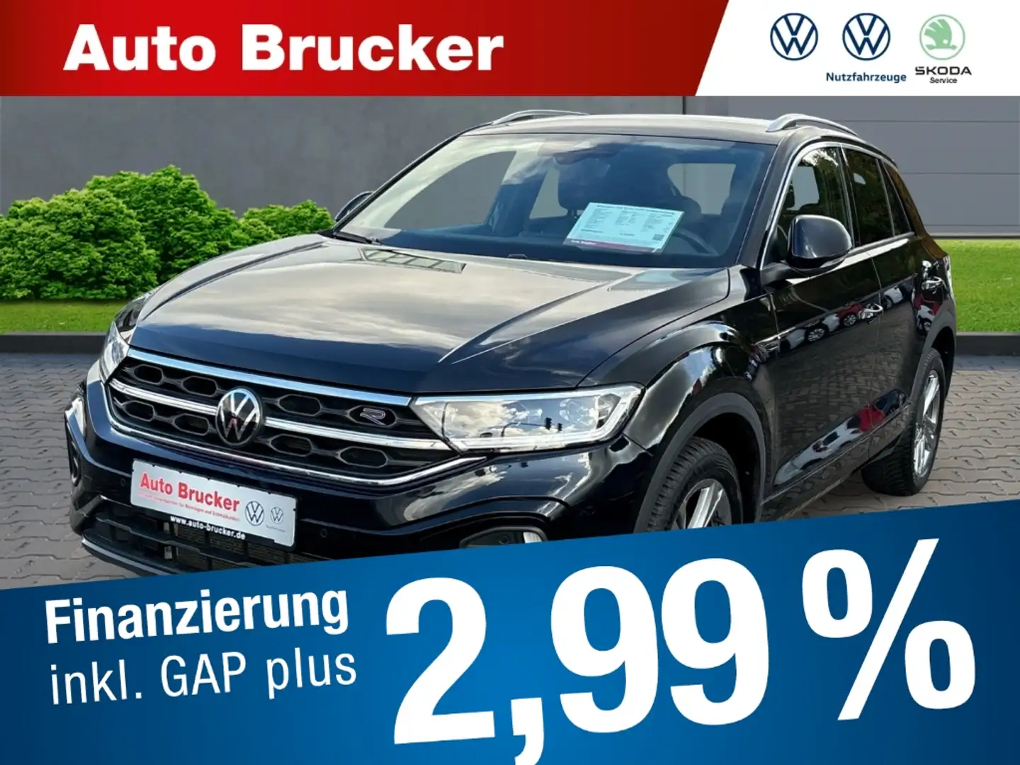 Volkswagen T-Roc R-Line 2.0 TDI+Anhängerkupplung+LED-Hauptscheinwer Negro - 1