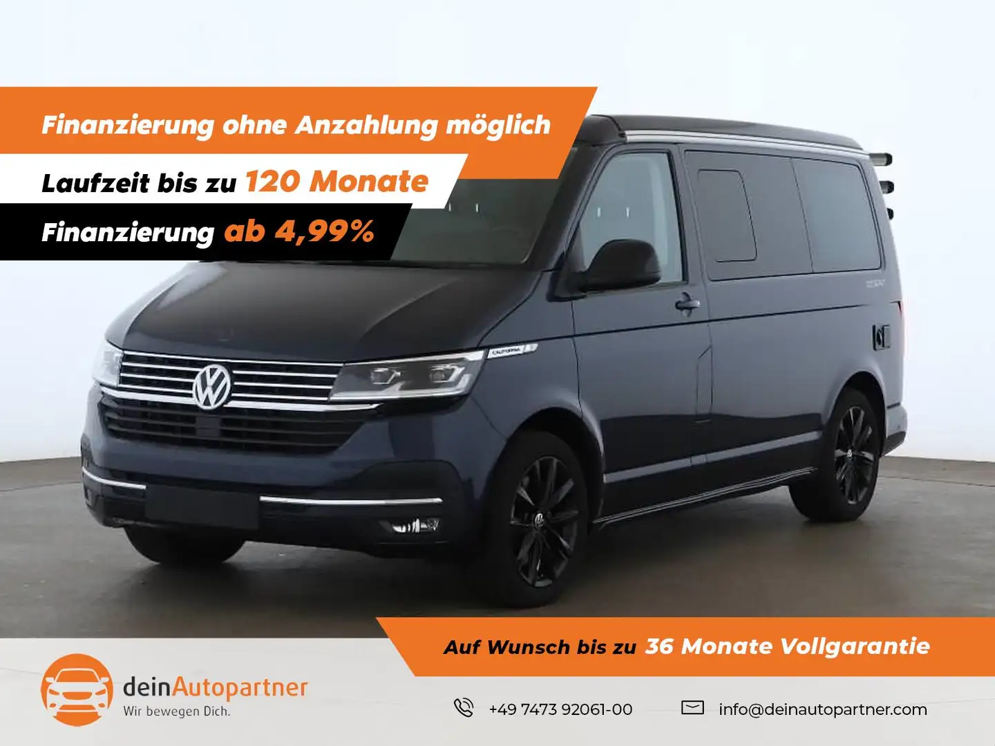 Volkswagen T6.1 California California Ocean /AHK/ACC/STANDHEIZUNG/LED/LEDER Grau - 1