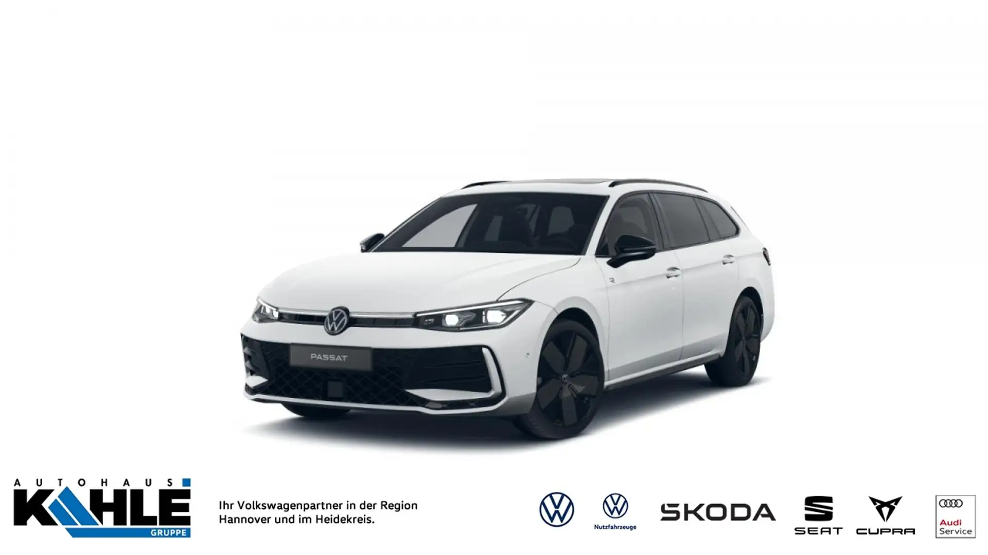 Volkswagen Passat 2.0 TDI DSG SCR R-Line BlackStyle ProMax Standhzg Bílá - 1