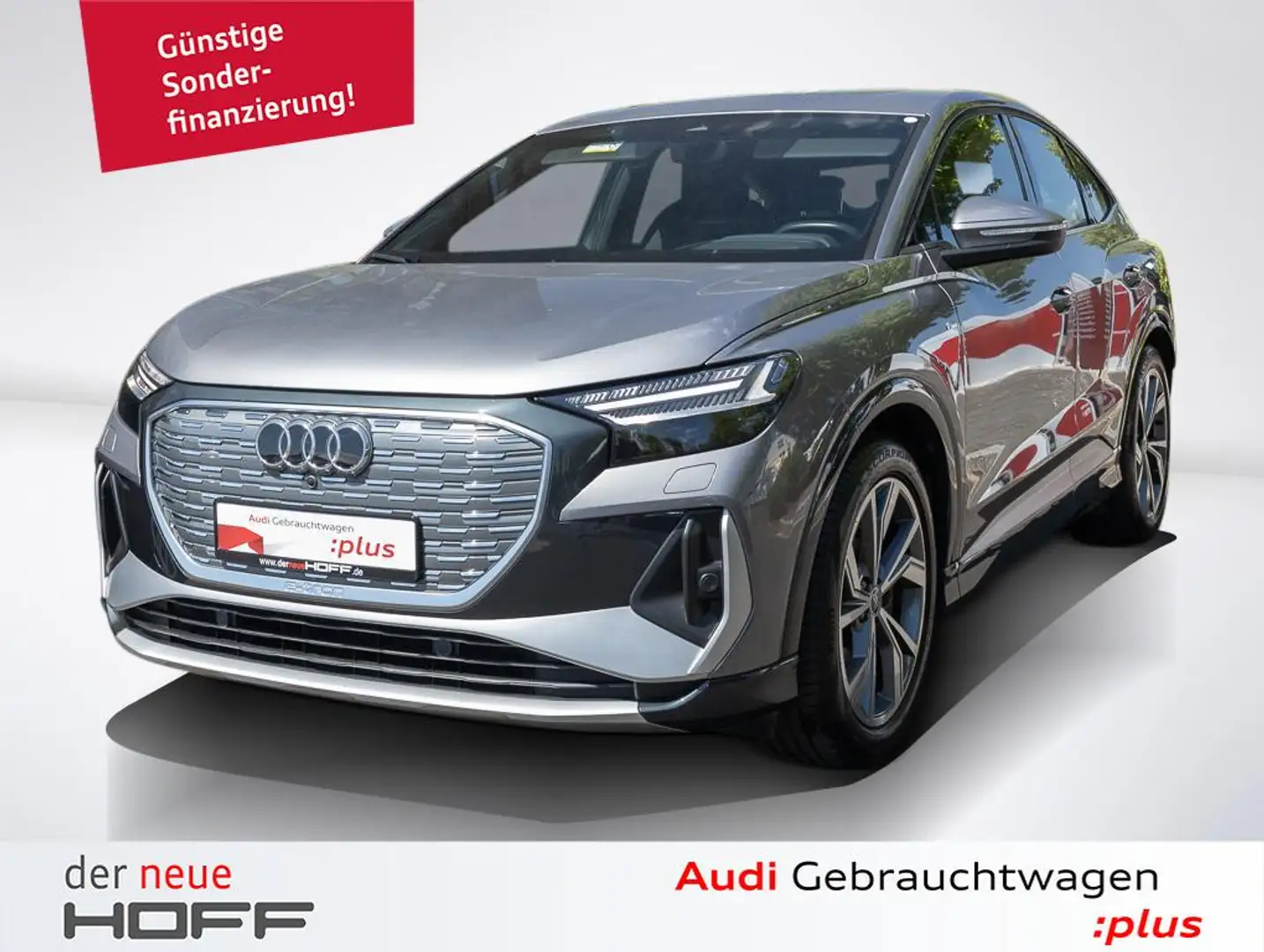 Audi Q4 e-tron Sportback 40 e-tron S-Line Pano Matrix Navi Pro 20 Gris - 1