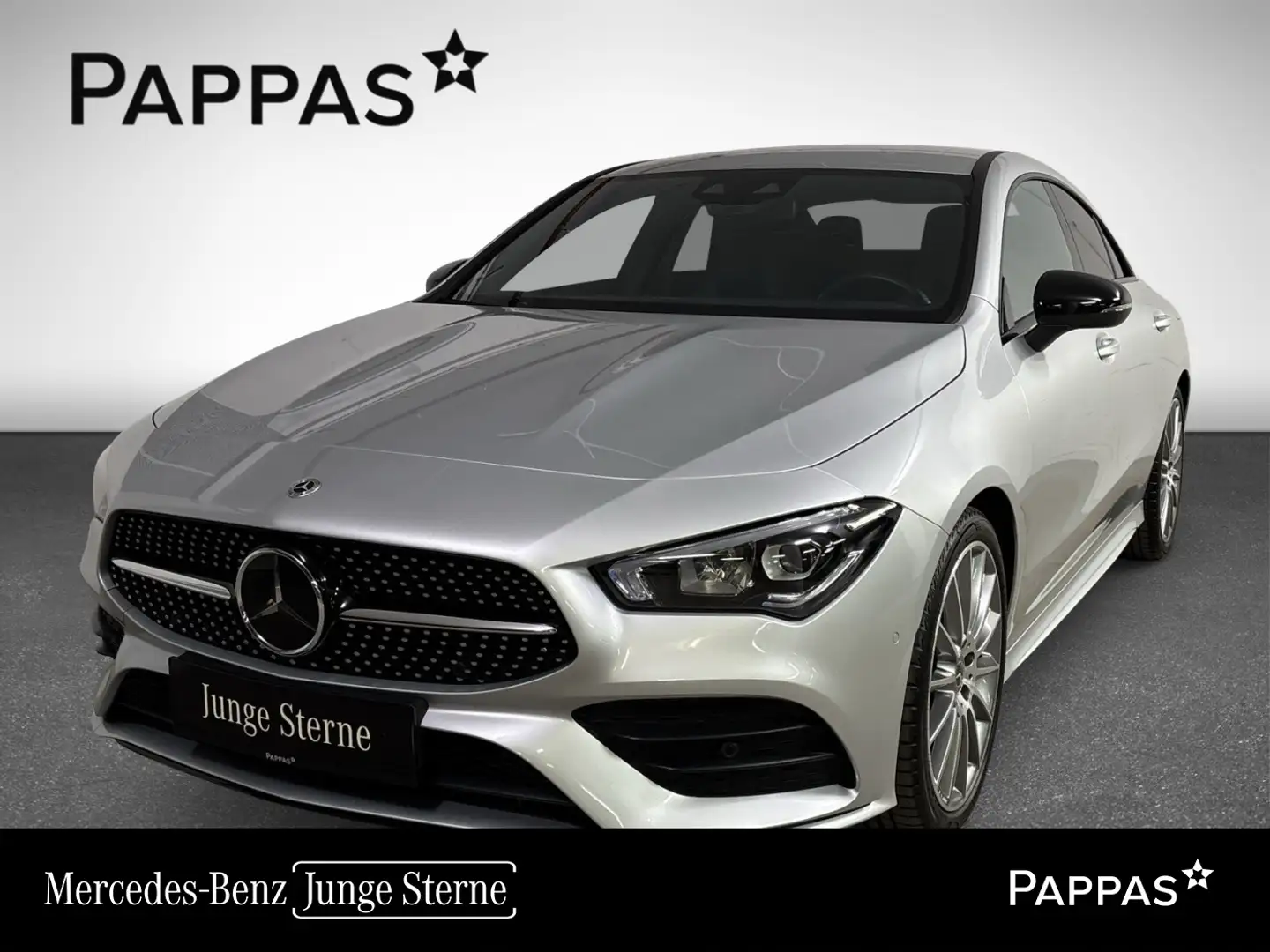 Mercedes-Benz CLA 200 d 4MATIC Coupé Wide LED Navi Cam Distr Silber - 1