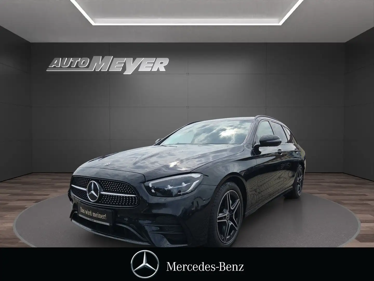 Mercedes-Benz E 300 d T 4M AMG+NIGHT+AHK+SHD+KAMERA+TOTW+LED++ Nero - 1