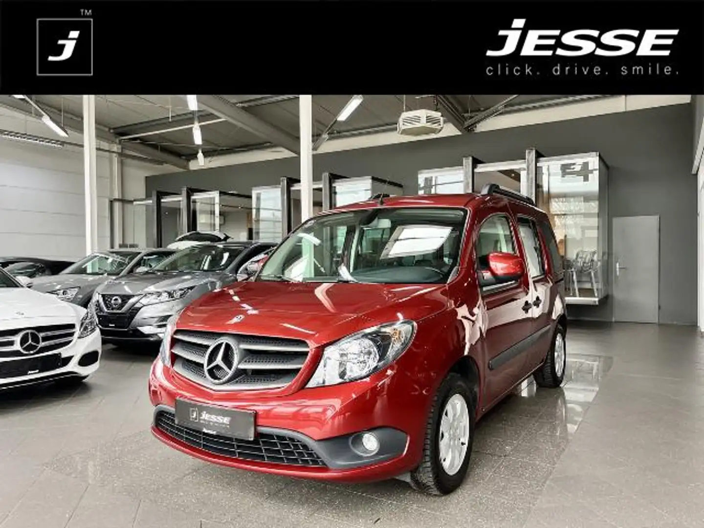 Mercedes-Benz Citan 111 CDI Tourer Edition lang Navi SHZ AHK RCam Rot - 1