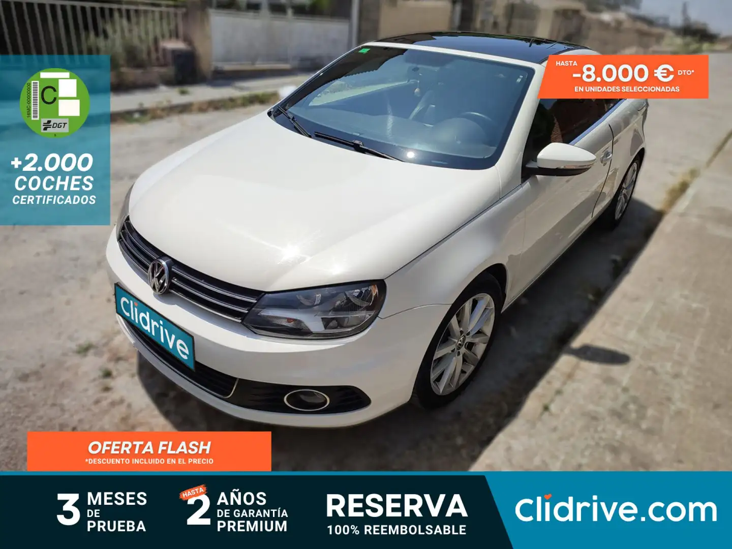 Volkswagen Eos 1.4 TSI Excellence Blanc - 1