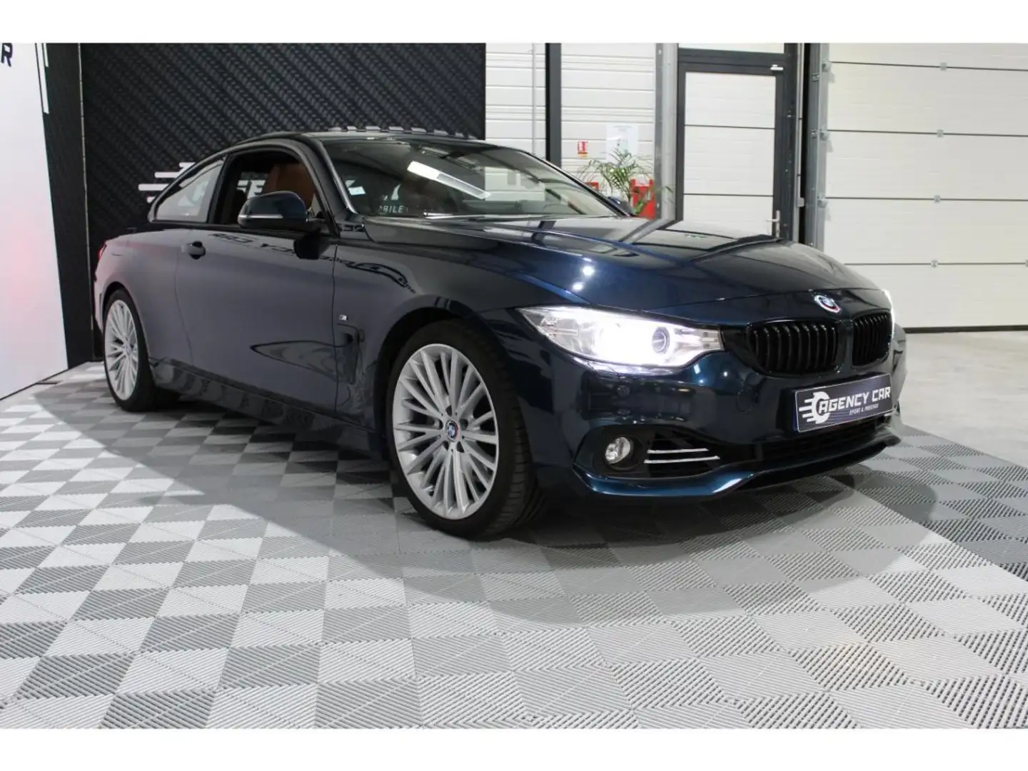 BMW 435 SERIE 435i Coupé Luxury COUPE F32 F82 435i - CARPLAY - TOIT OUVRANT Blauw - 2