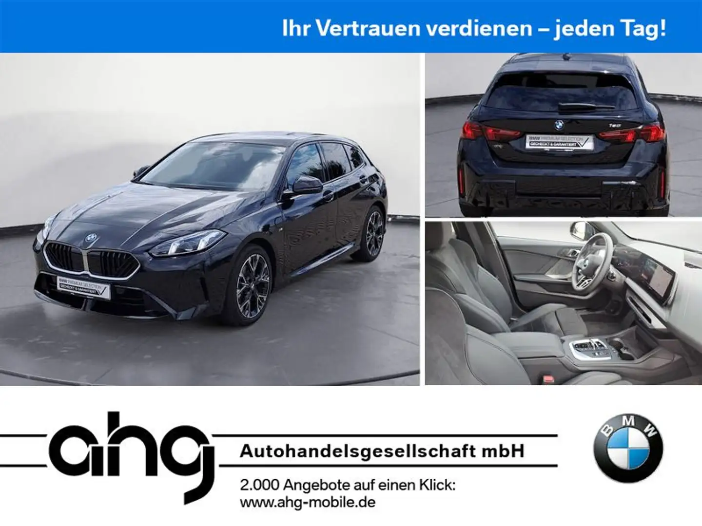 BMW 120 Steptronic M Sportpaket Klimaaut. Sportsitze Zwart - 1