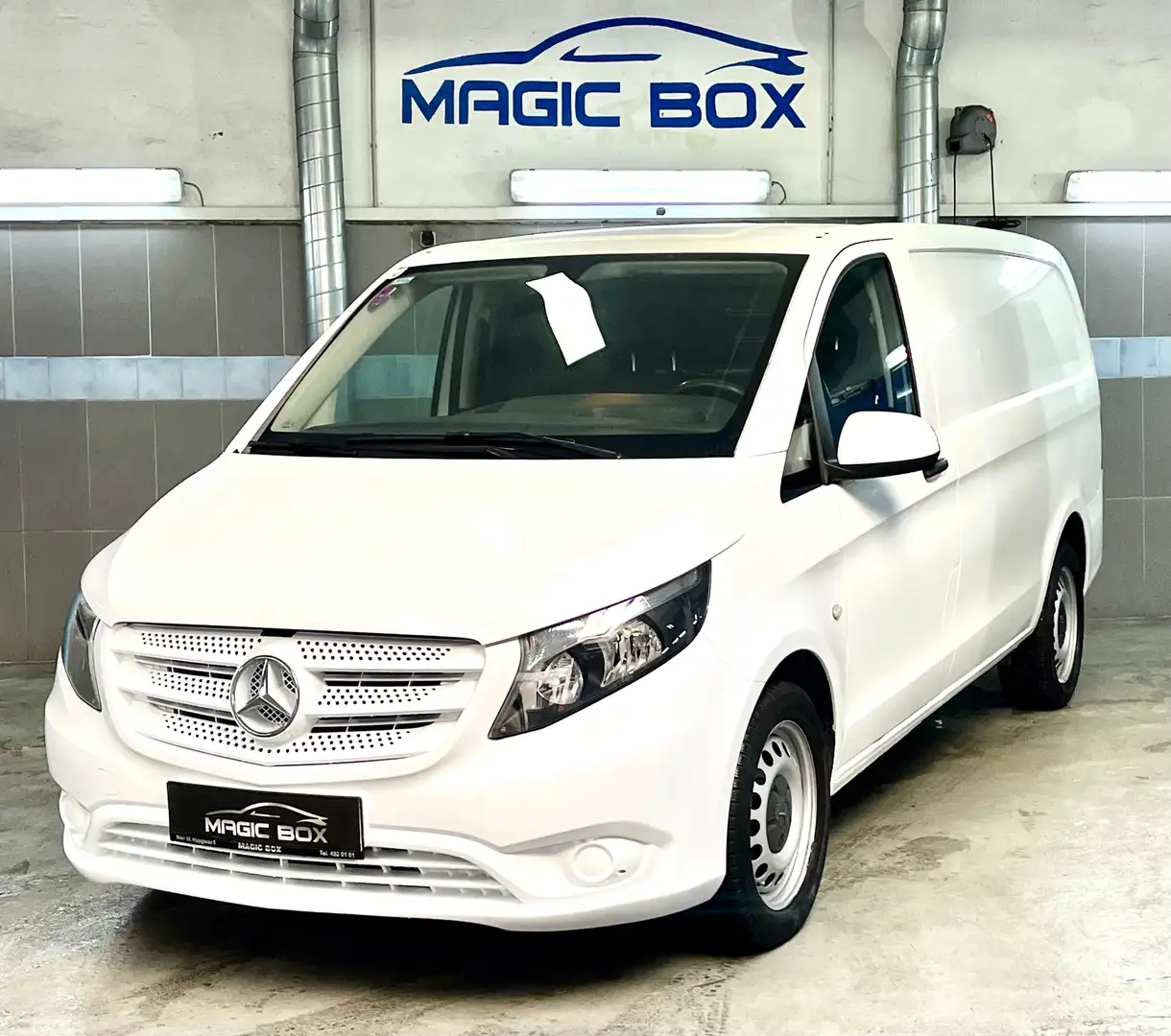 Mercedes-Benz Vito 109CDI*MwStausweisbar*Lang*Anhängerkupplung*PDC Weiß - 1