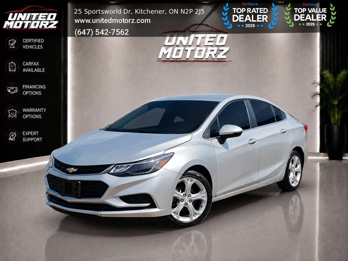 2019 Chevrolet Cruze Premier 4dr Sdn AUTO FWD 1.4L~SAFETY CERTIFIED~