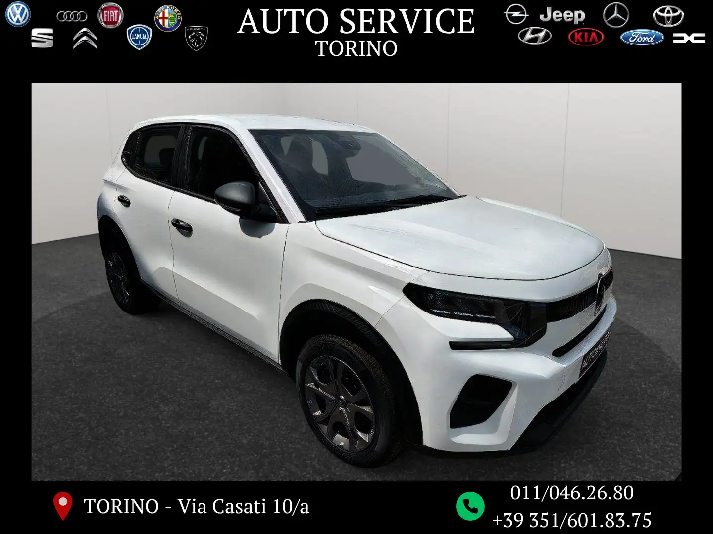 Citroen C3 1.2 puretech You 100cv NUOVA DA IMMATRICOLARE Bianco - 1