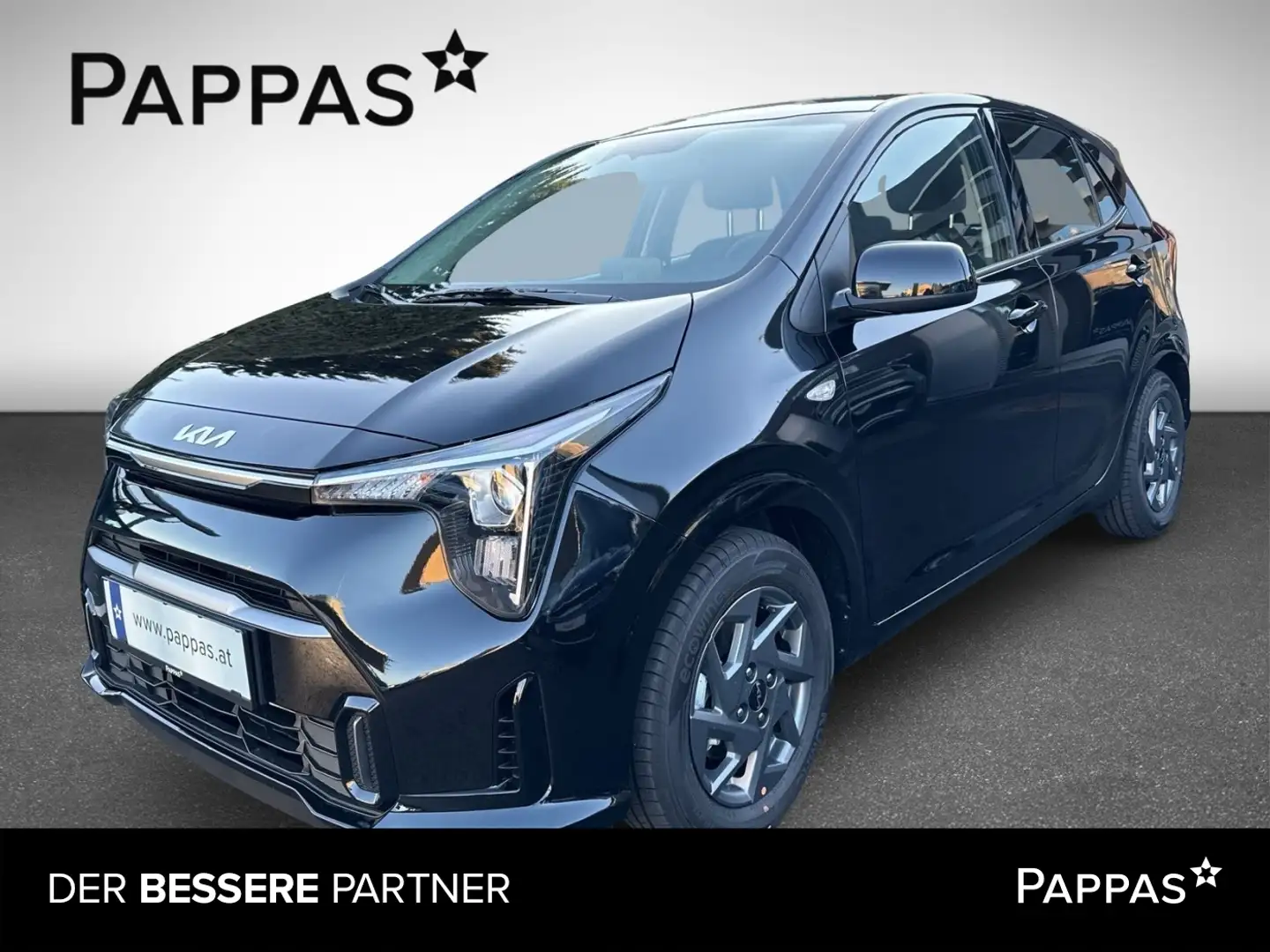 Kia Picanto SILBER 1.0 Navi, Lenkrad- u. Sitzheizung Schwarz - 1