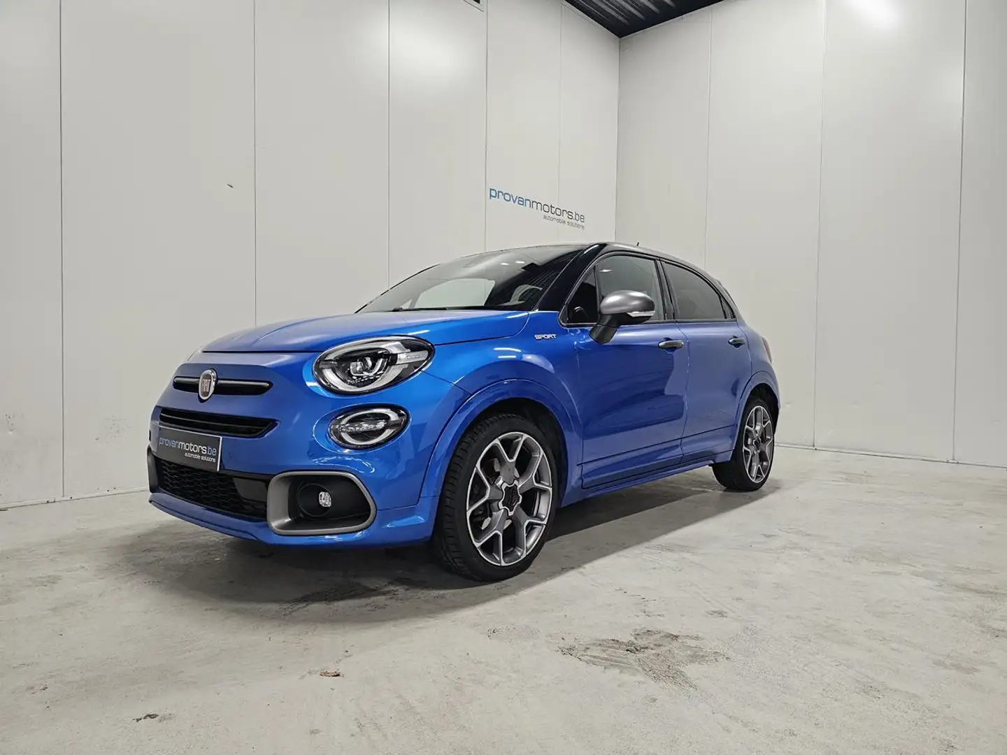 Fiat 500X 1.3 Benzine Autom. Sport - GPS - Airco - Topsta... Bleu - 1