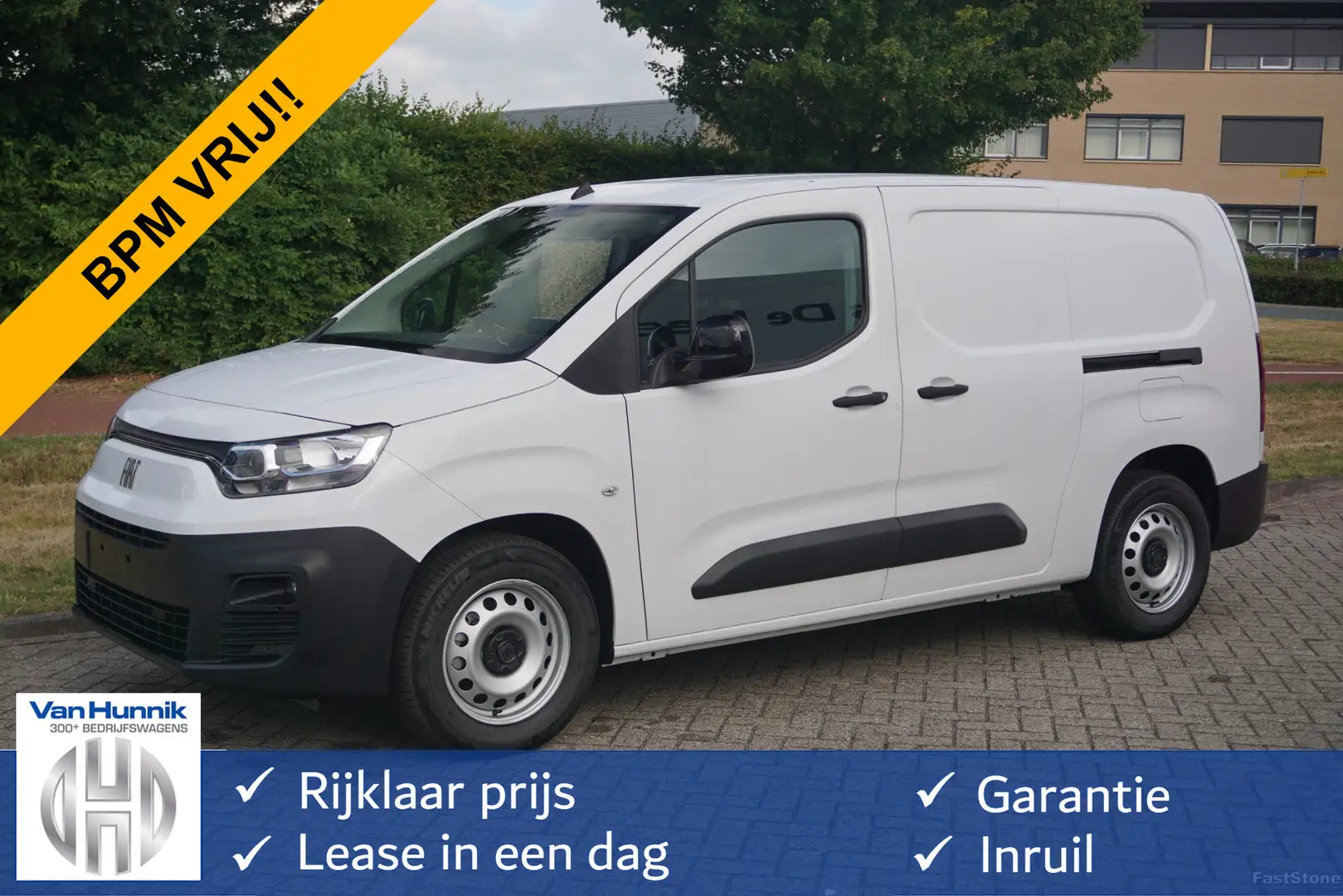 Fiat E-Doblo L2 50 kWh Plus BPM VRIJ Climate, Navi, Camera, Bet Bianco - 1