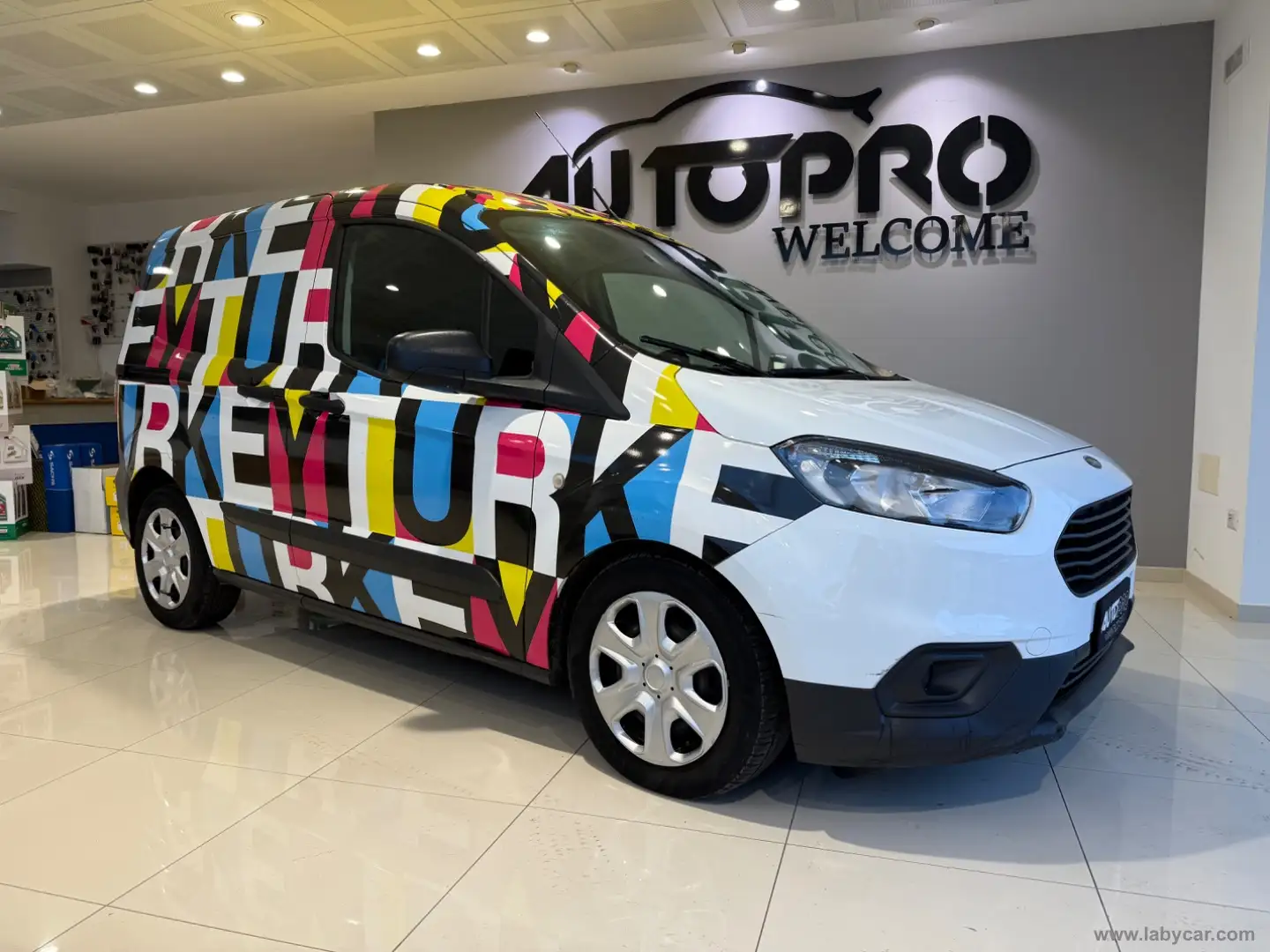 Ford Transit Courier 1.5 TDCi 75CV Van Trend Bianco - 2