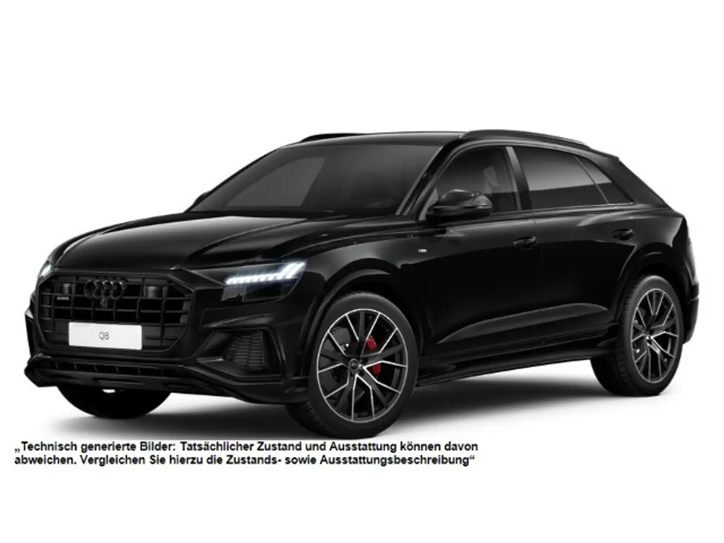 Audi Q8 50 TDI qu.tiptr. AHK MATRIX 360°K VIRTUAL B&O Schwarz - 2