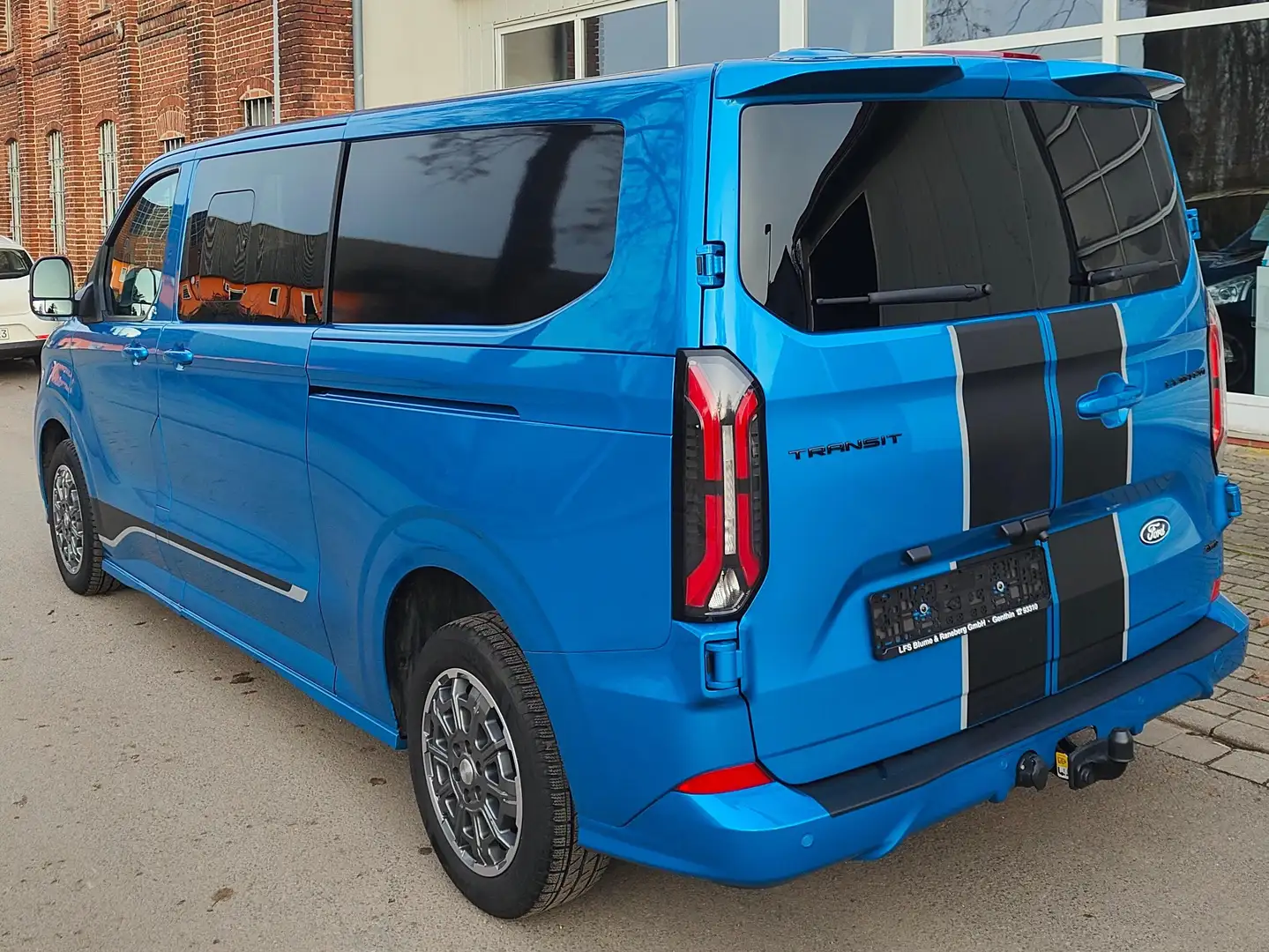 Ford Transit Custom 320 L2 Sport Doka AWD WR AHK Standheizung Blau - 2