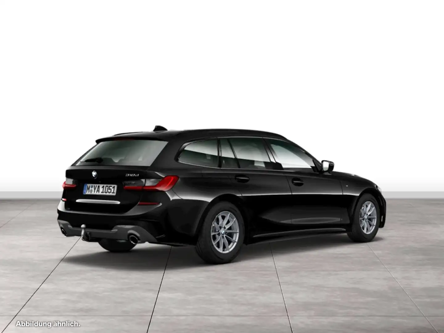 BMW 318 d Touring M Sport Paket Schwarz - 2