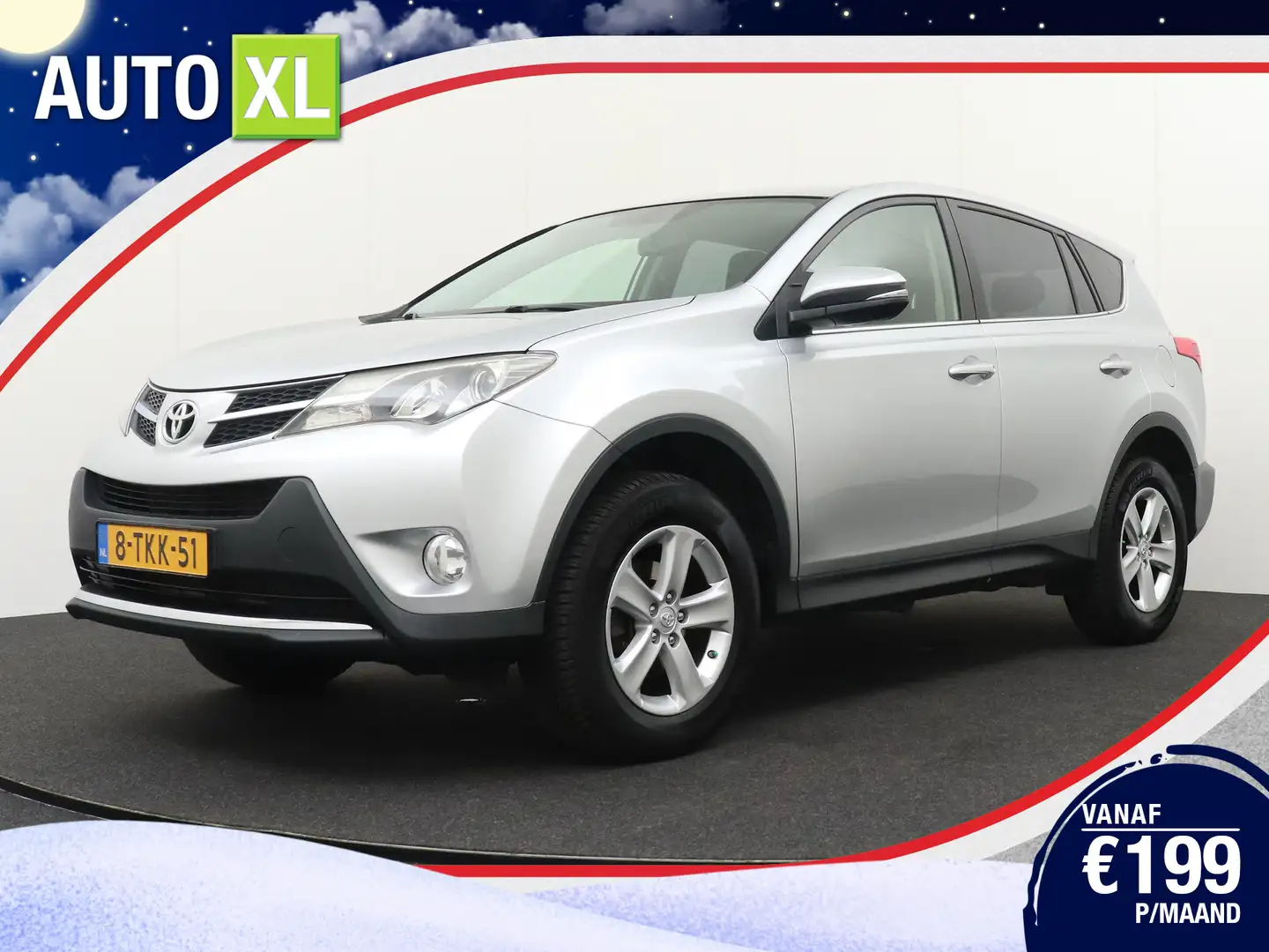 Toyota RAV 4 2.0 Dynamic 4WD Carplay Trekhaak Cruise Grijs - 1