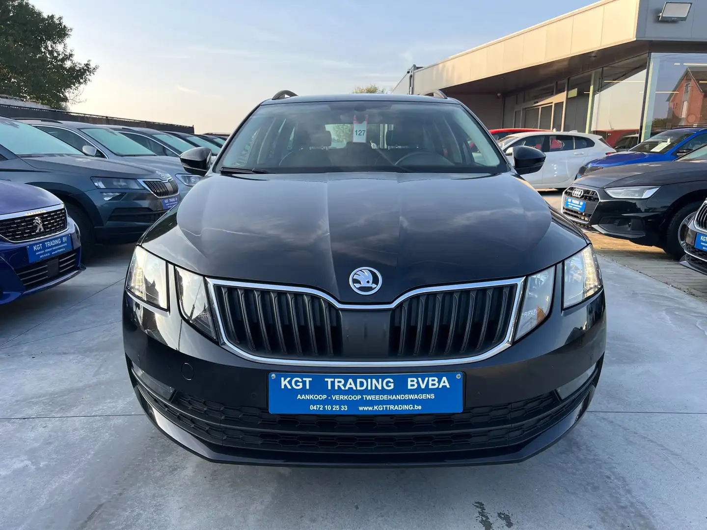 Skoda Octavia 1.0 TSI BREAK NAVIGATIE LEDER BLUETOOTH CARPLAY Zwart - 2