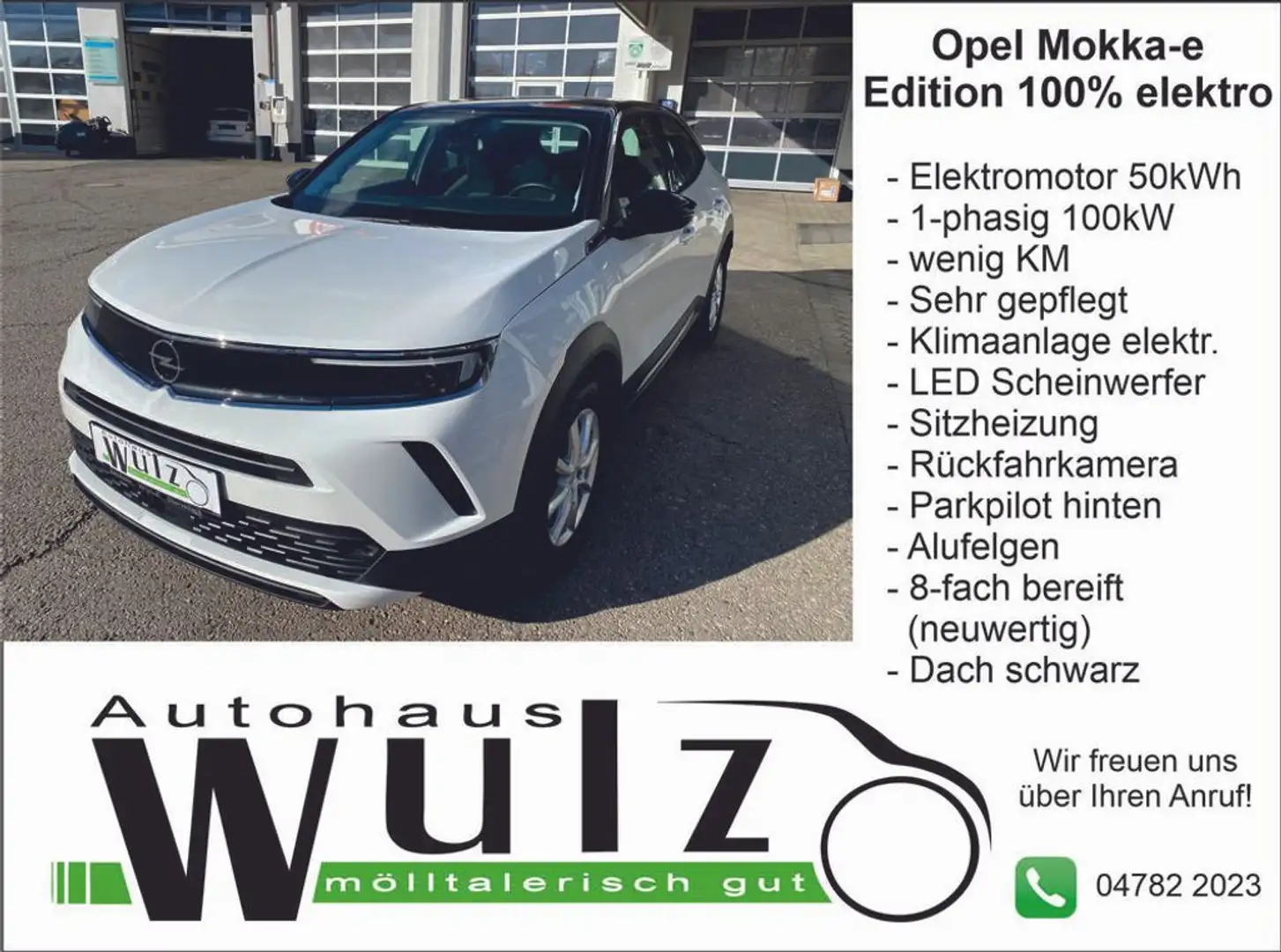 Opel Mokka e Edition 100% elektrisch Weiß - 1