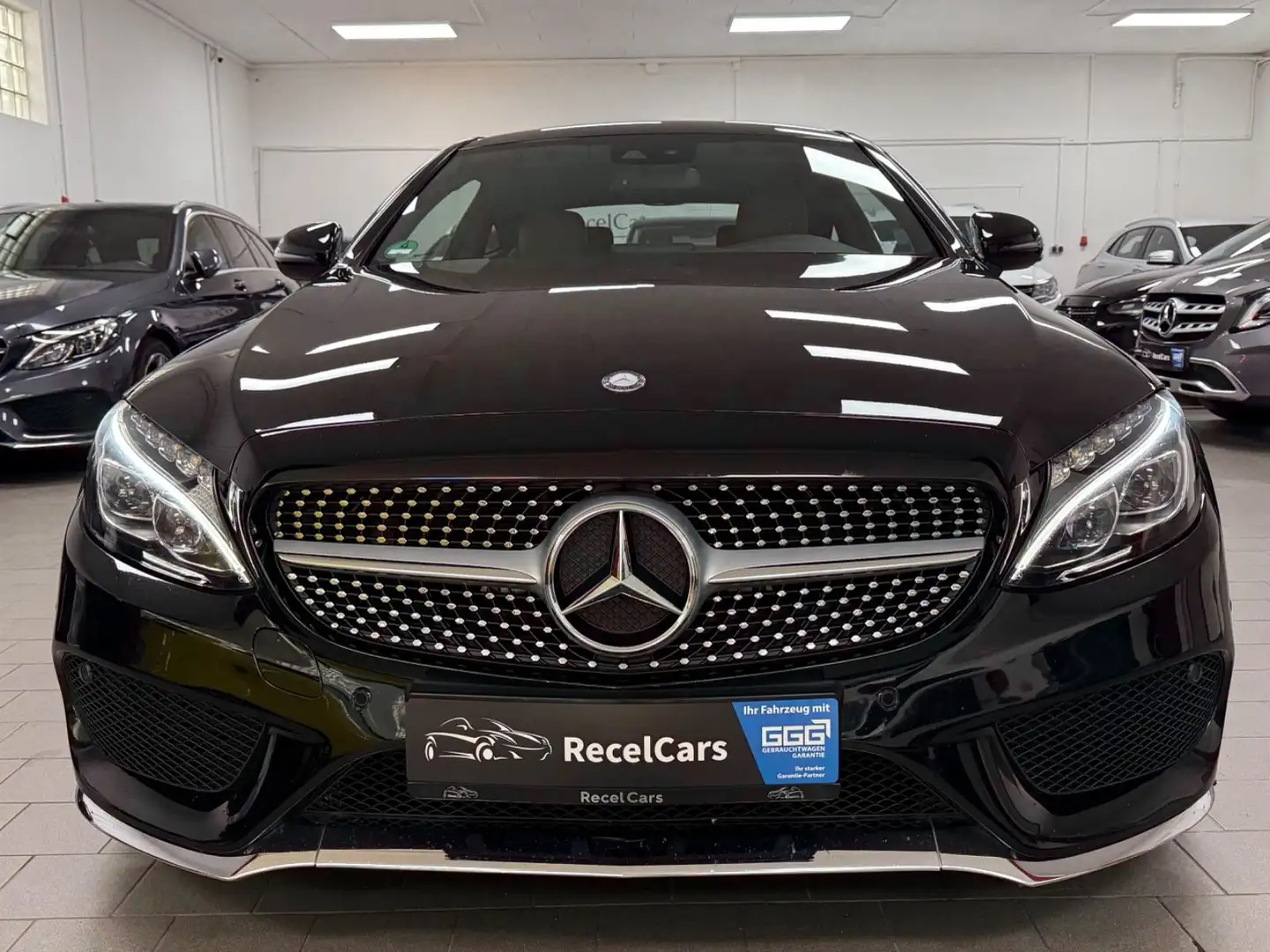 Mercedes-Benz C 200 Coupe*AMG LINE*LEDER*LED*19 ZOLL*SPUR*PDC* Noir - 2