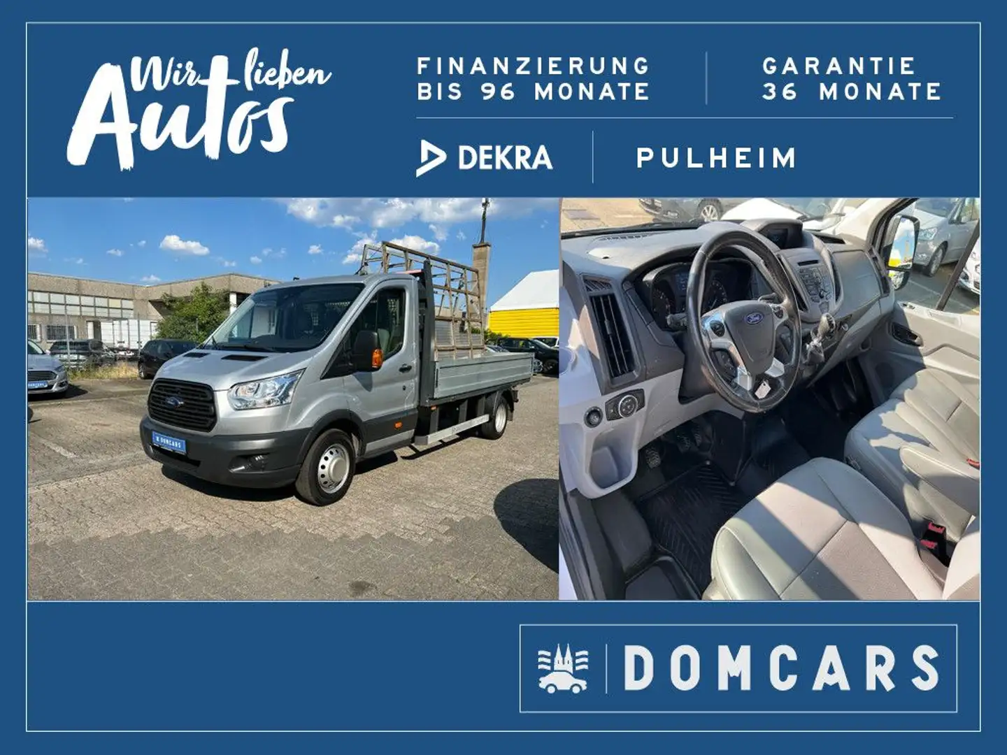 Ford Transit Pritsche 470 L3 EK/GARNTIE/3 SITZER/AHK/ Argent - 1