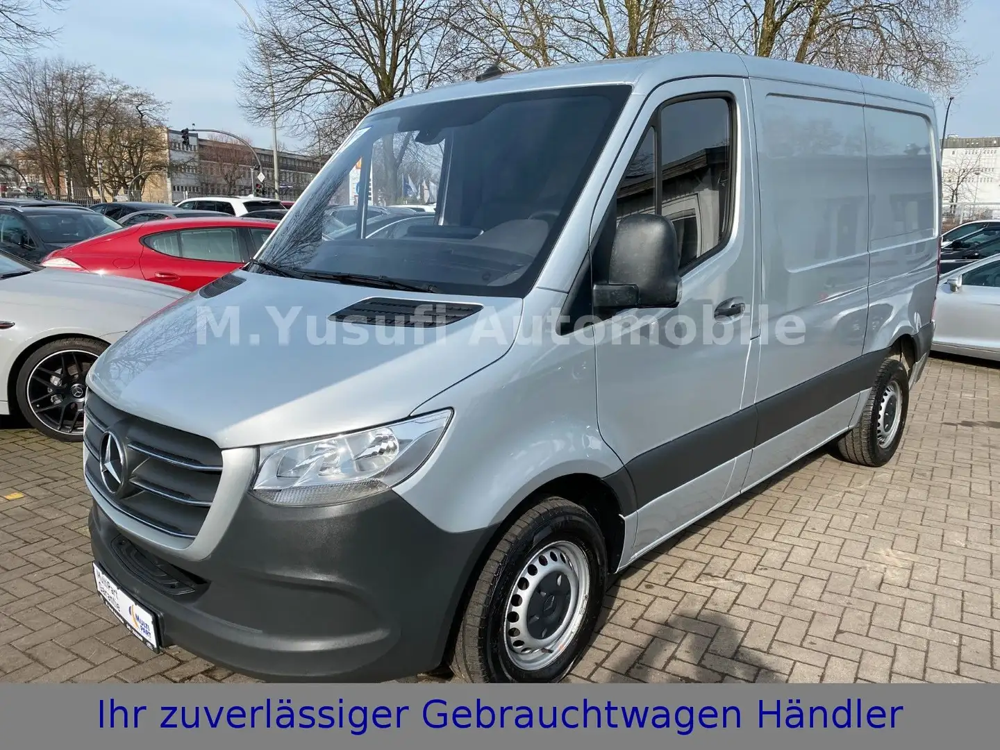 Mercedes-Benz Sprinter SPRINTER 214 CDI 40-TKM|1-HAND|KLIMA|NAVI|R-CAM Argent - 1