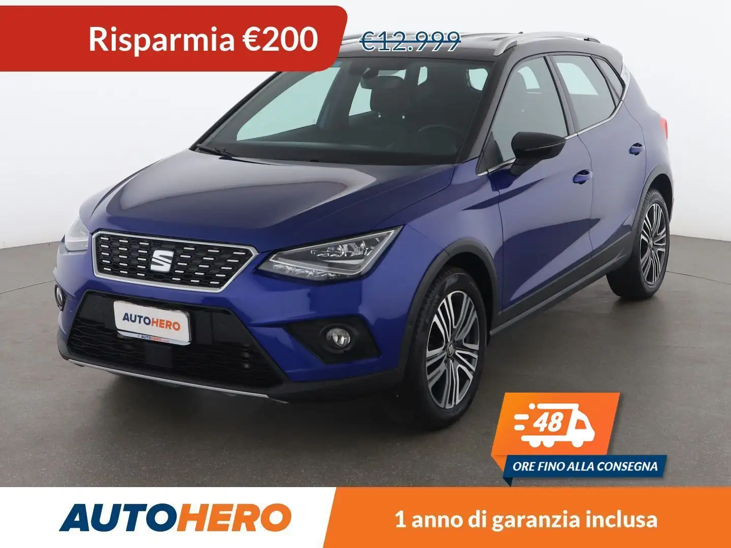 SEAT Arona 1.6 TDI Xcellence 95 CV Blu/Azzurro - 1