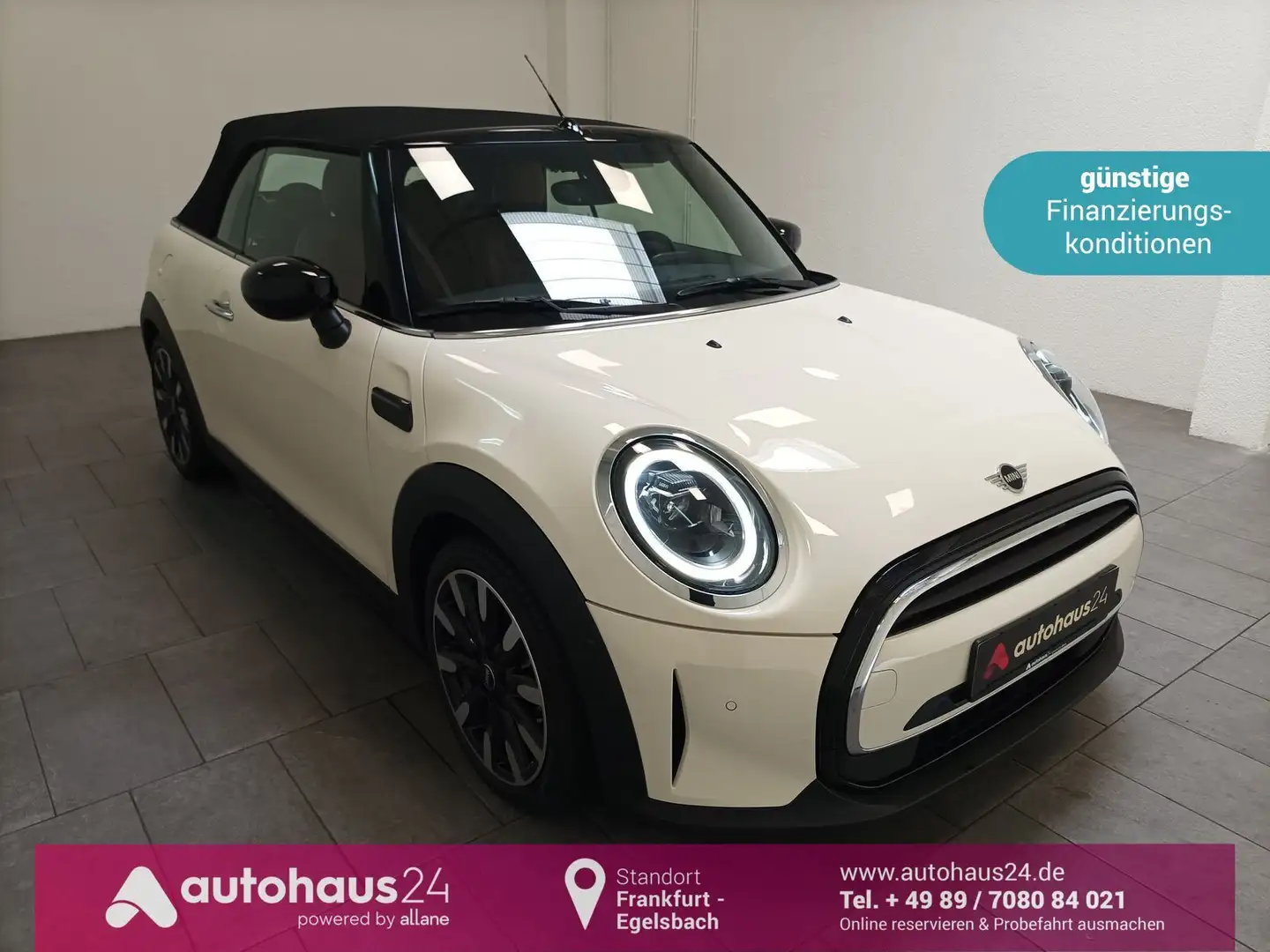 MINI Cooper Cabrio Cabrio Cooper Radio|CAM|Lenkrhzg.|Leder Білий - 1