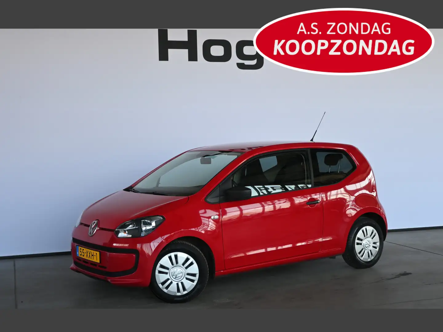 Volkswagen up! 1.0 take up! BlueMotion Airco Stuurbekrachtiging A Rood - 1